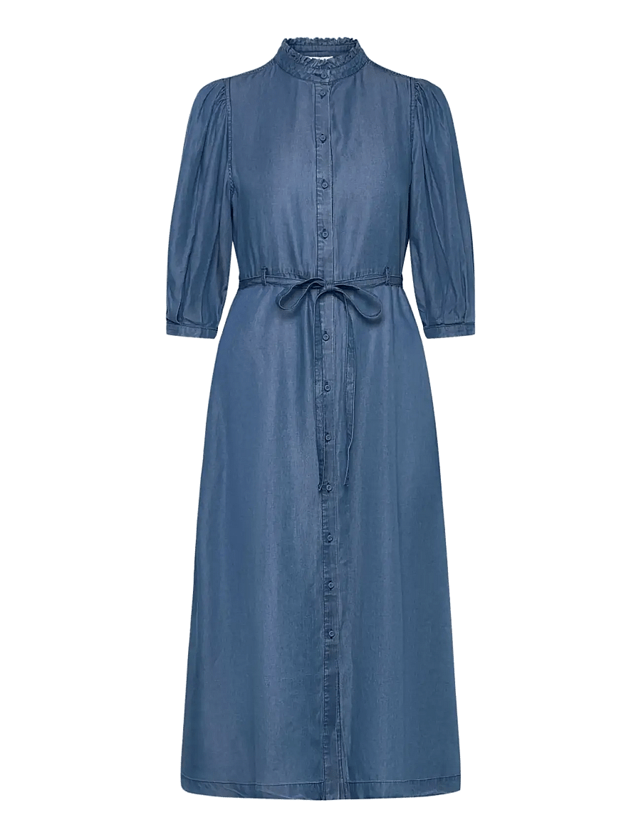 Rosemunde - RWDallas LS Midi Dress - robes d'été - medium denim blue - 1