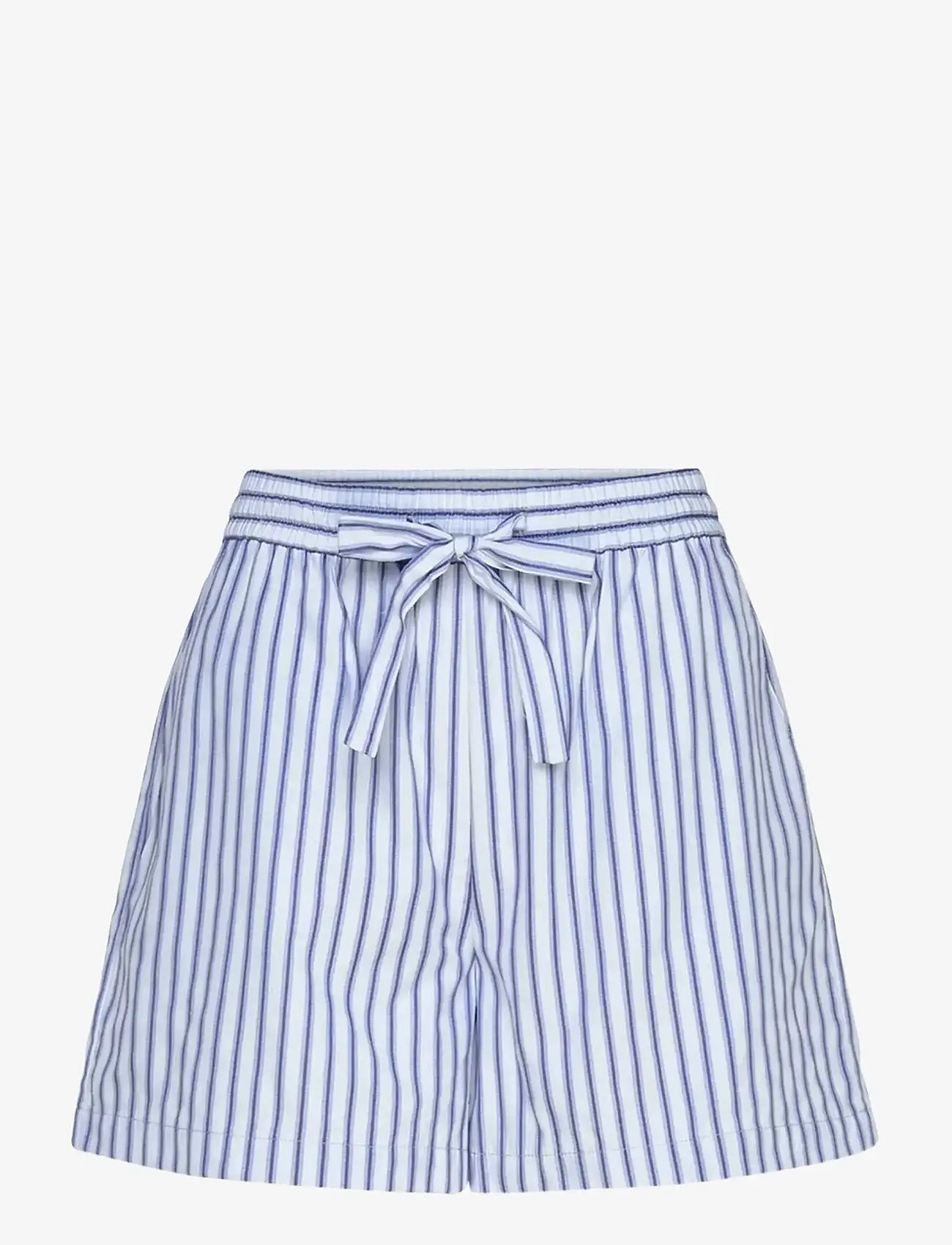 Rosemunde - RWUlla MW Shorts - casual shorts - baby blue stripe - 0