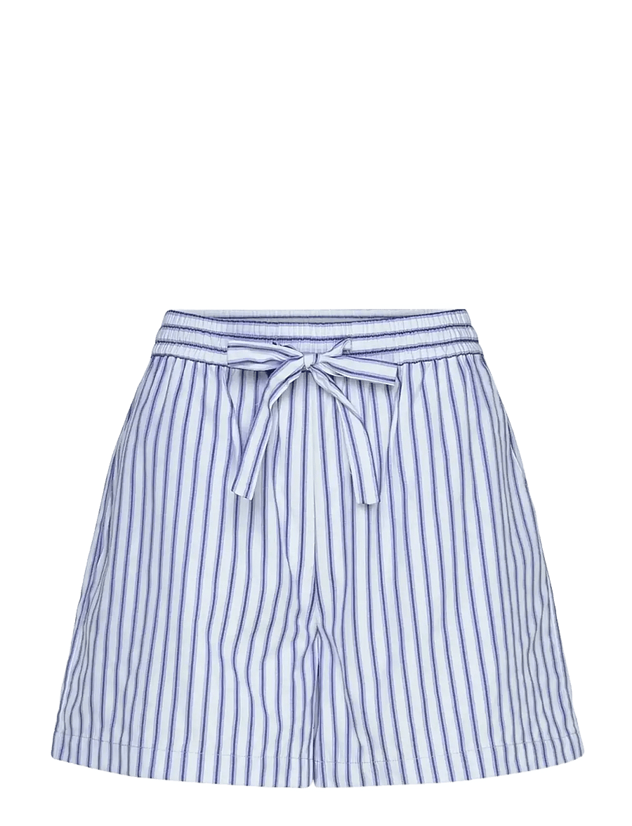 Rosemunde - RWUlla MW Shorts - casual korte broeken - baby blue stripe - 1