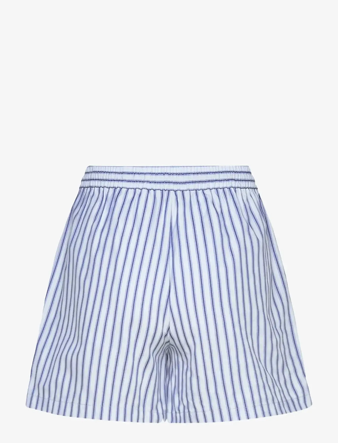 Rosemunde - RWUlla MW Shorts - casual shorts - baby blue stripe - 1