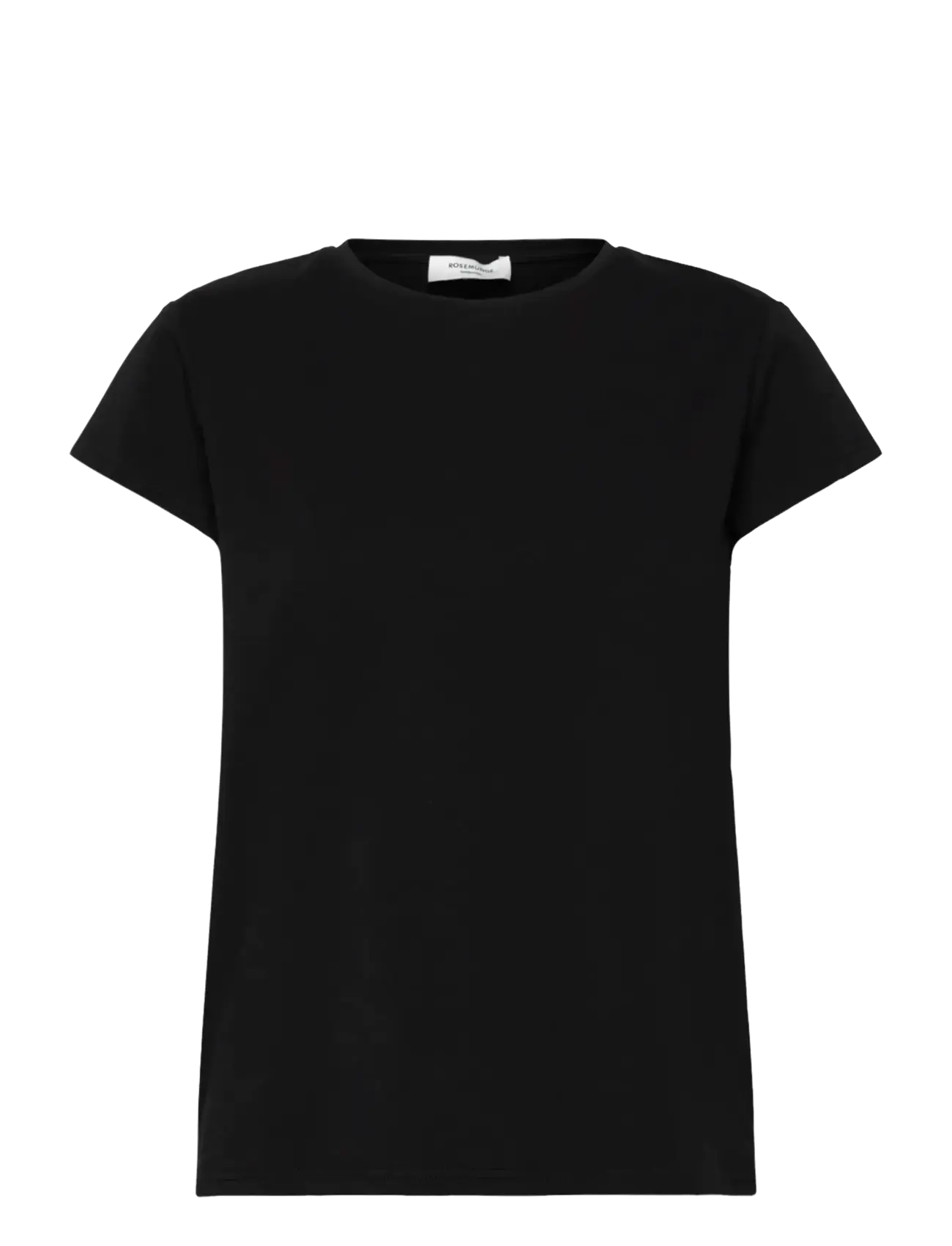 Rosemunde RWNatali Capsleeve T- shirt - Tøj - BLACK / black