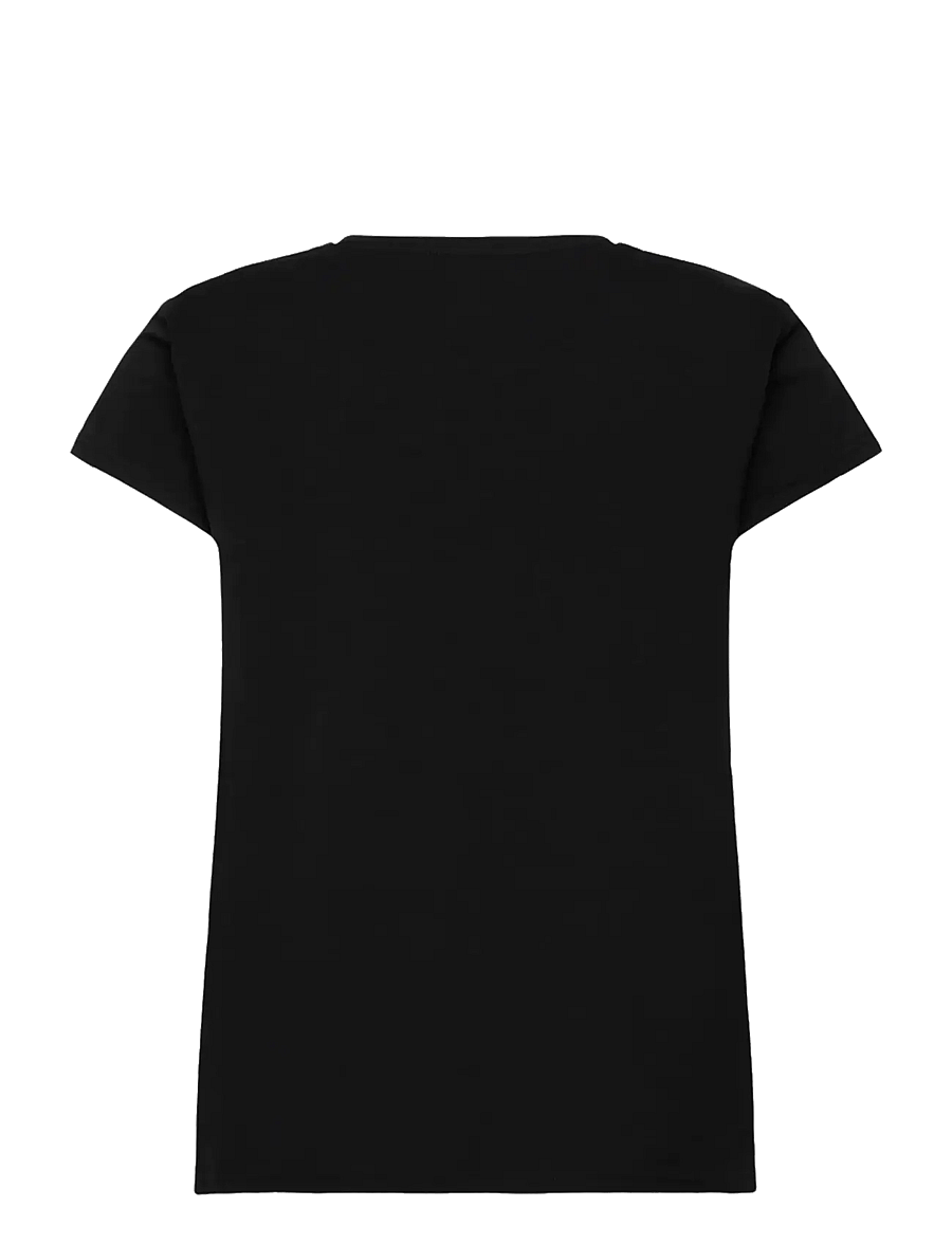 Rosemunde - RWNatali Capsleeve T- shirt - t-shirts - black - 2