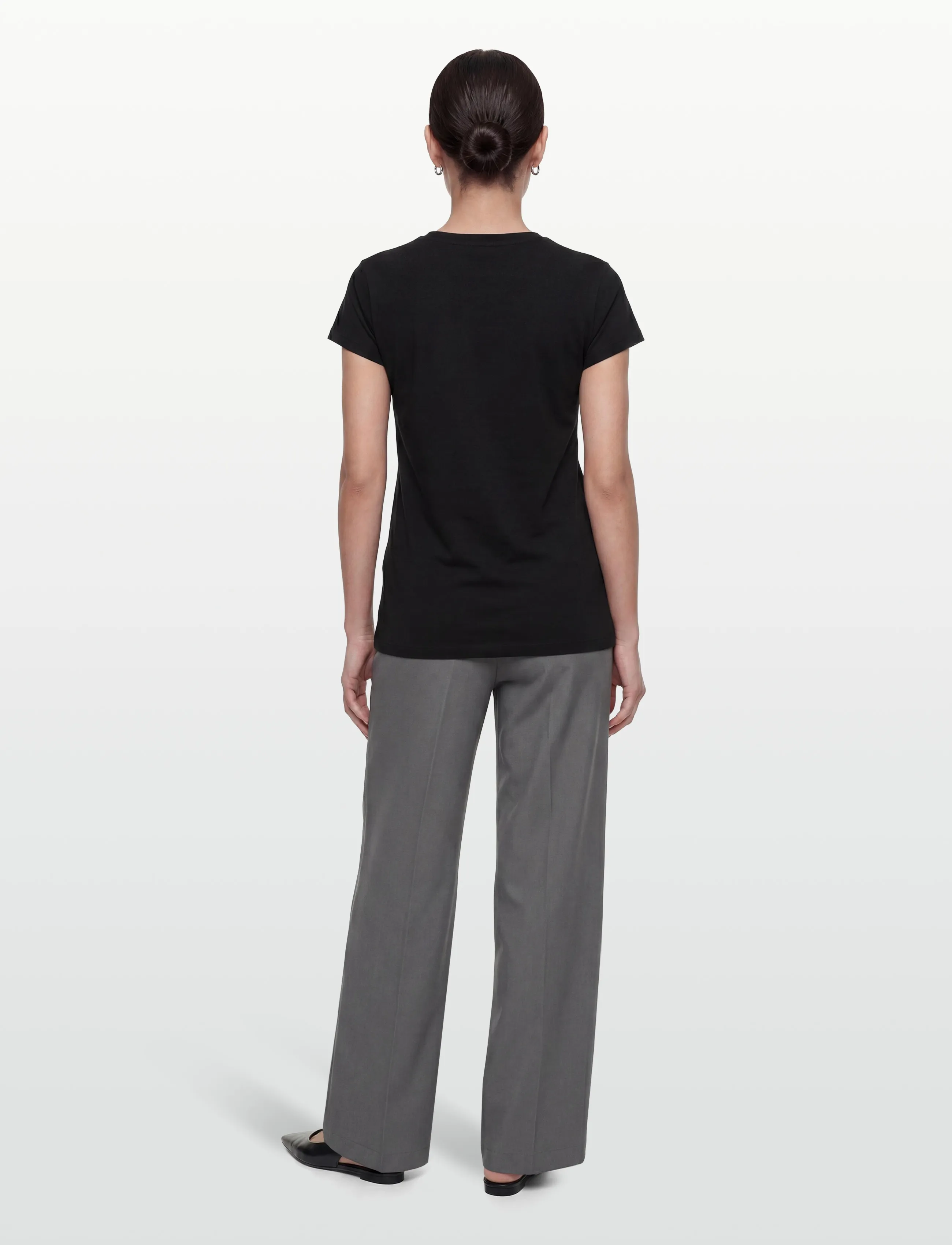 Rosemunde - RWNatali Capsleeve T- shirt - t-shirts - black - 4