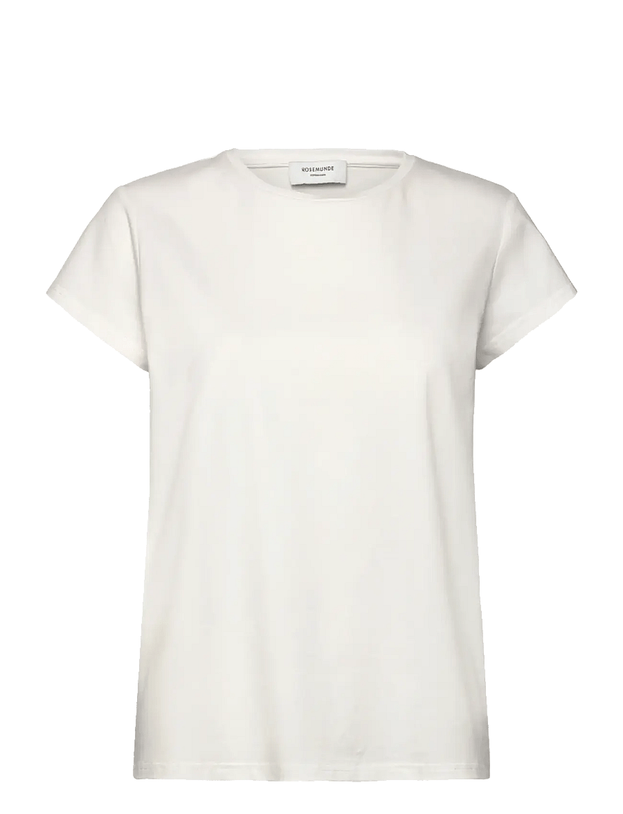 Rosemunde - RWNatali Capsleeve T- shirt - t-särgid - cloud dancer - 1