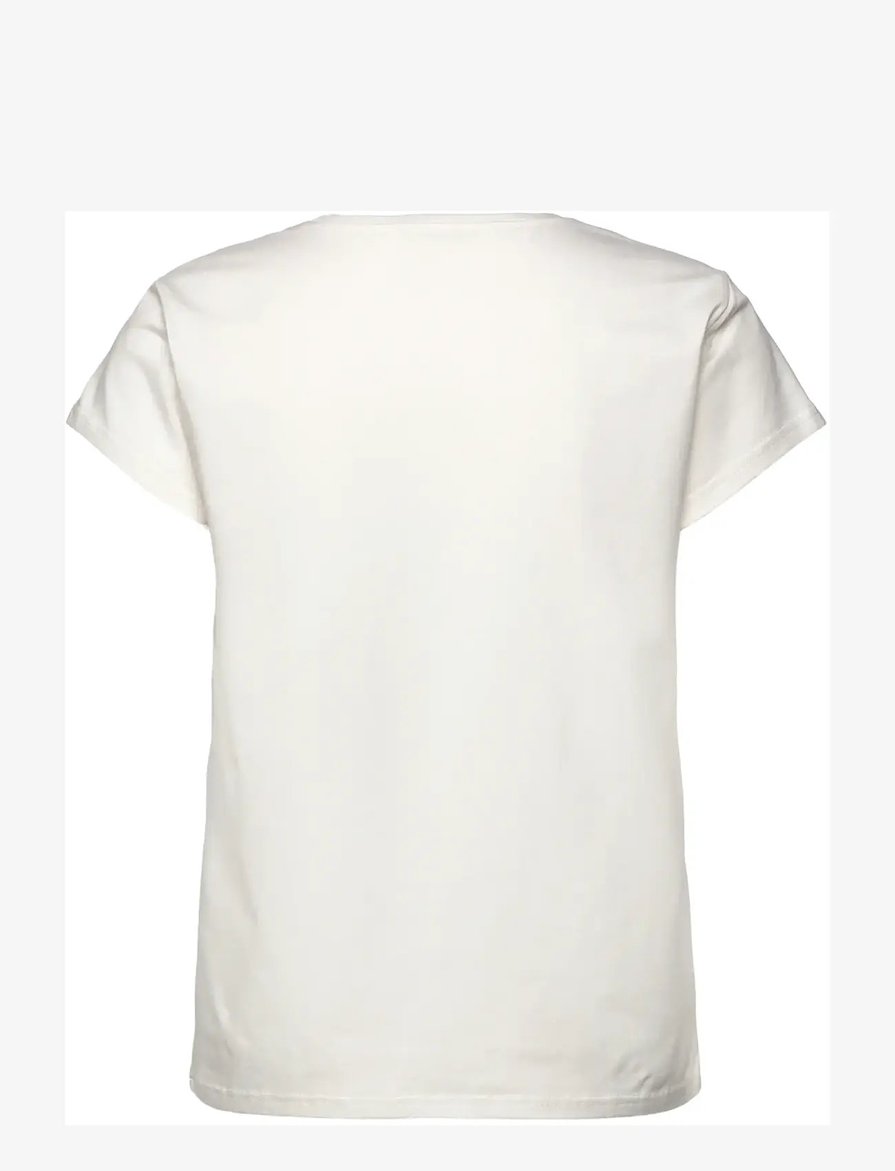 Rosemunde - RWNatali Capsleeve T- shirt - t-särgid - cloud dancer - 1