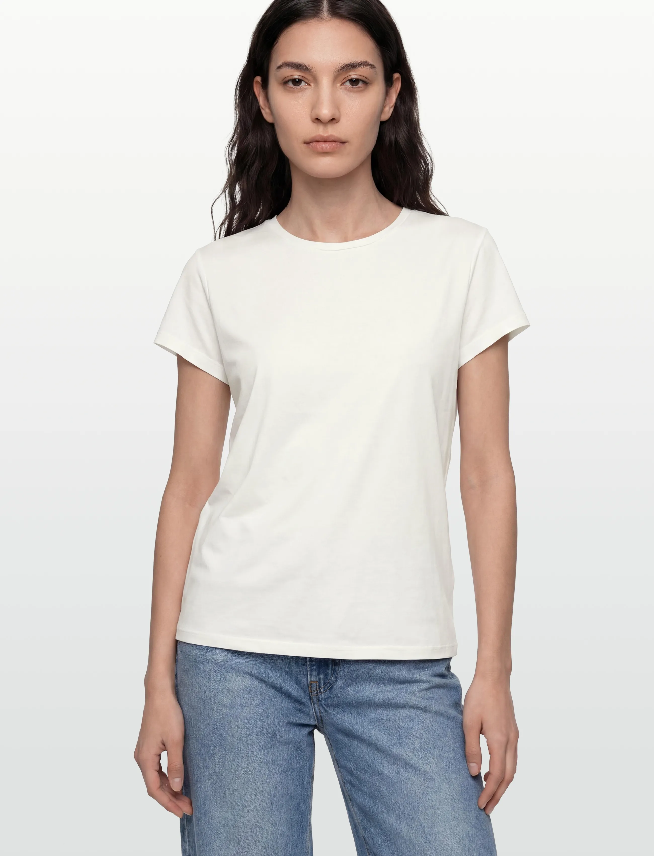 Rosemunde - RWNatali Capsleeve T- shirt - t-shirts - cloud dancer - 3