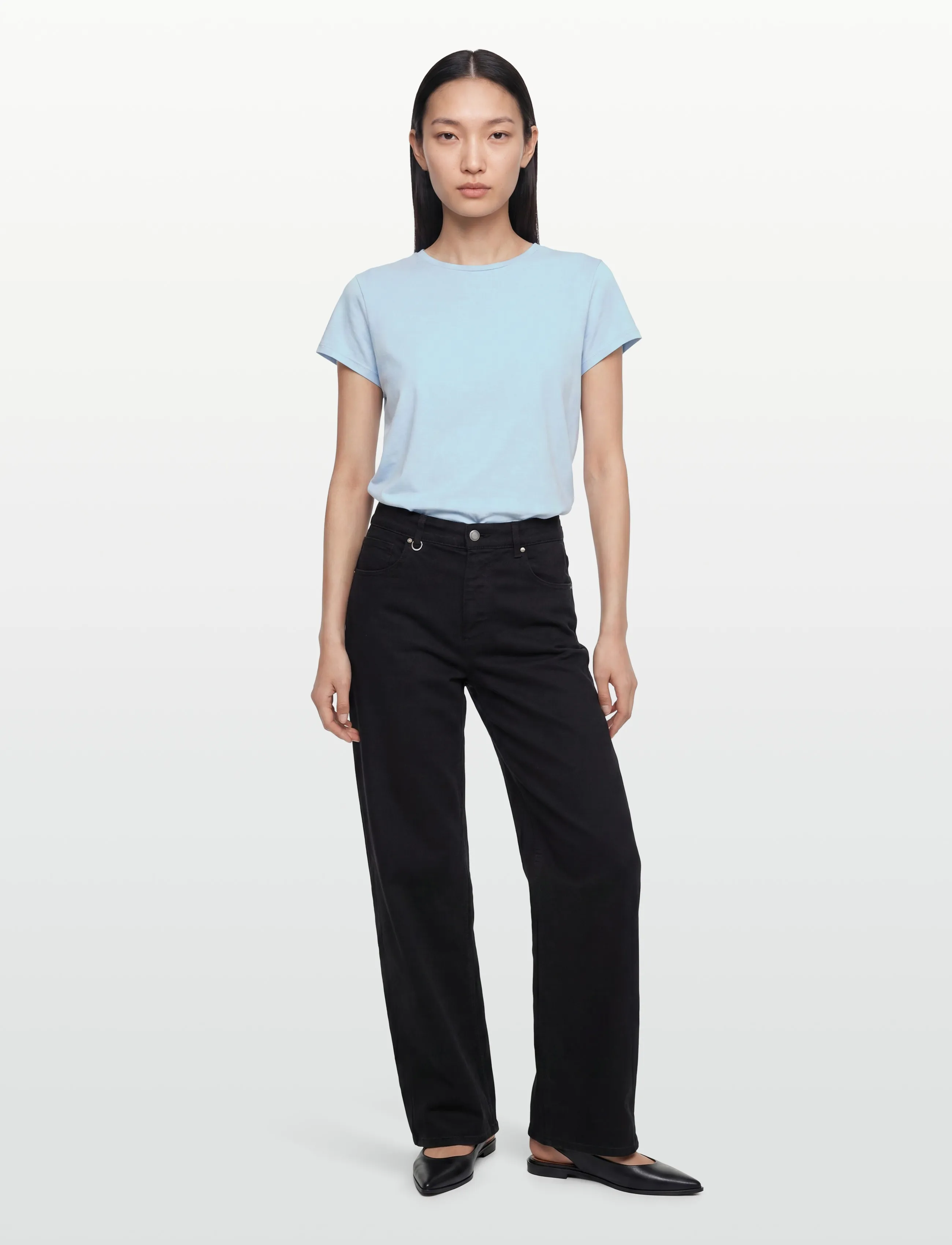 Rosemunde RWNatali Capsleeve T- shirt - T-Shirts & Tops - NANTUCKET BLUE / blue