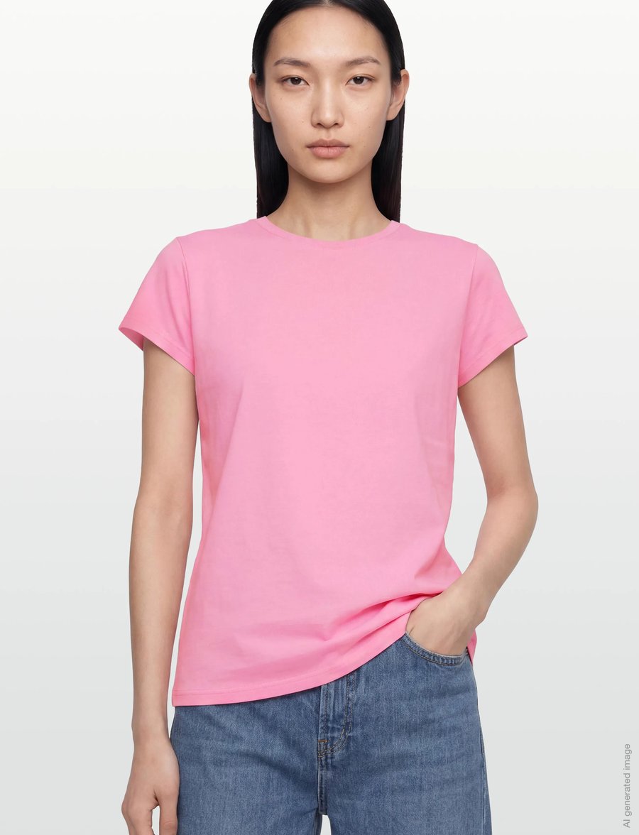 Rosemunde - RWNatali Capsleeve T- shirt - t-särgid - sea pink - 3