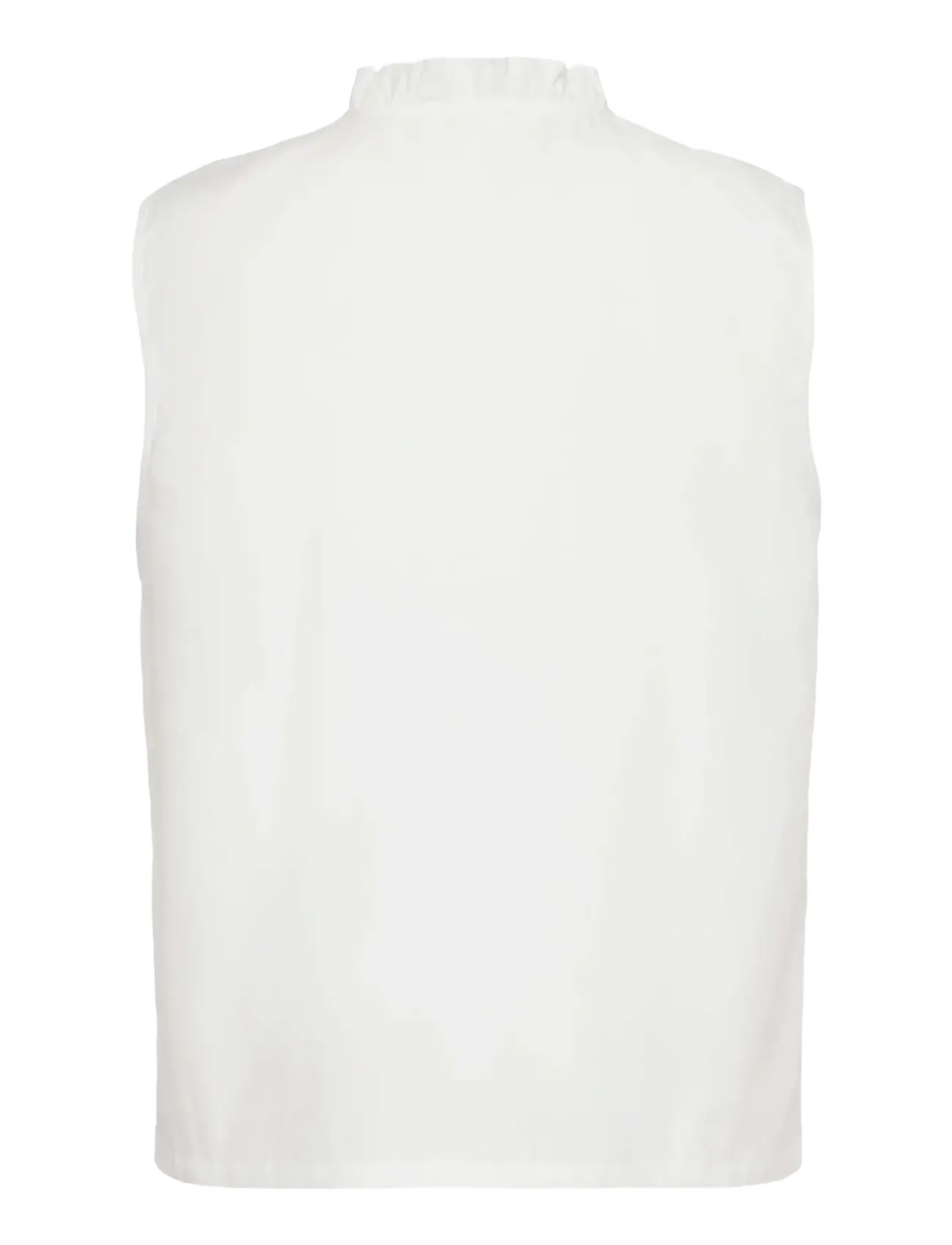 Rosemunde - RWMegan SL Frill Top - varrukateta pluusid - cloud dancer - 2