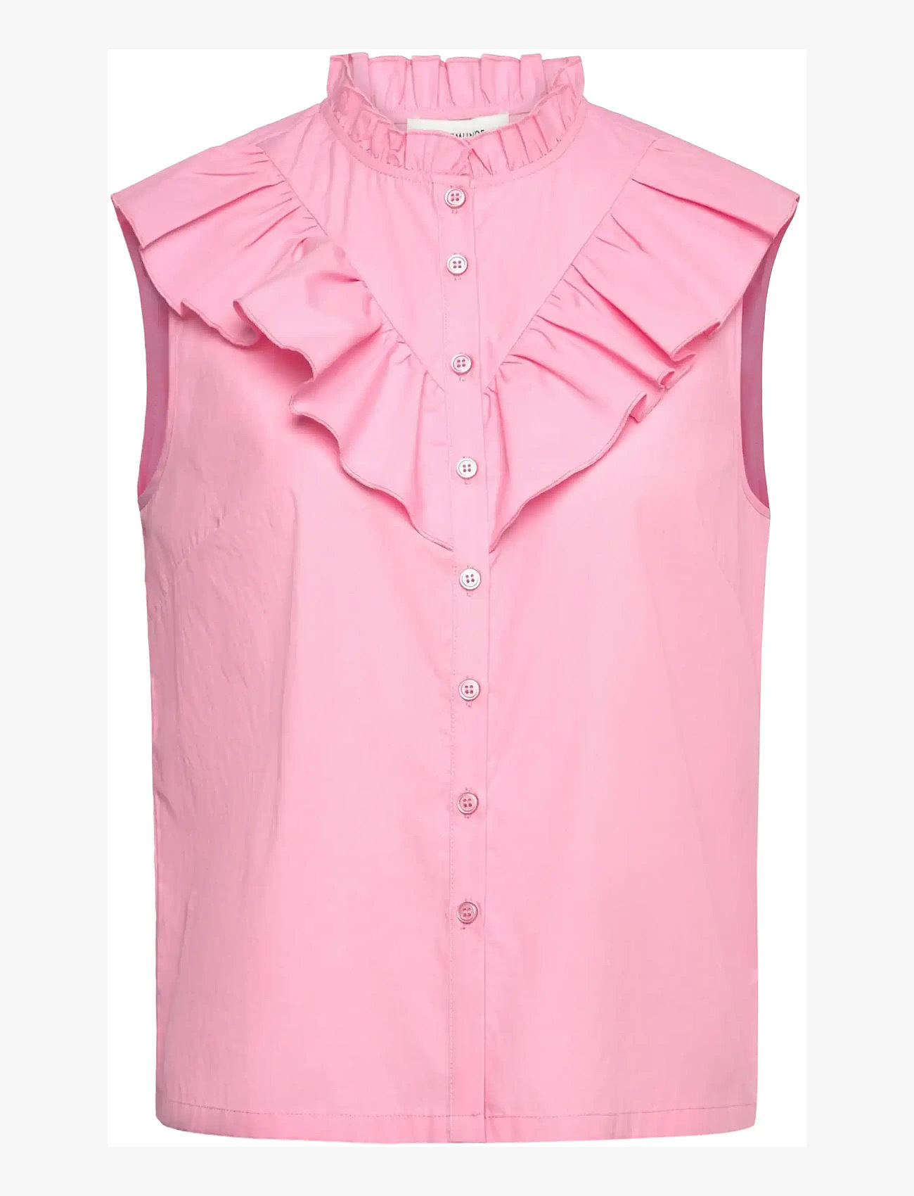 Rosemunde - RWMegan SL Frill Top - Ærmeløse bluser - sea pink - 1