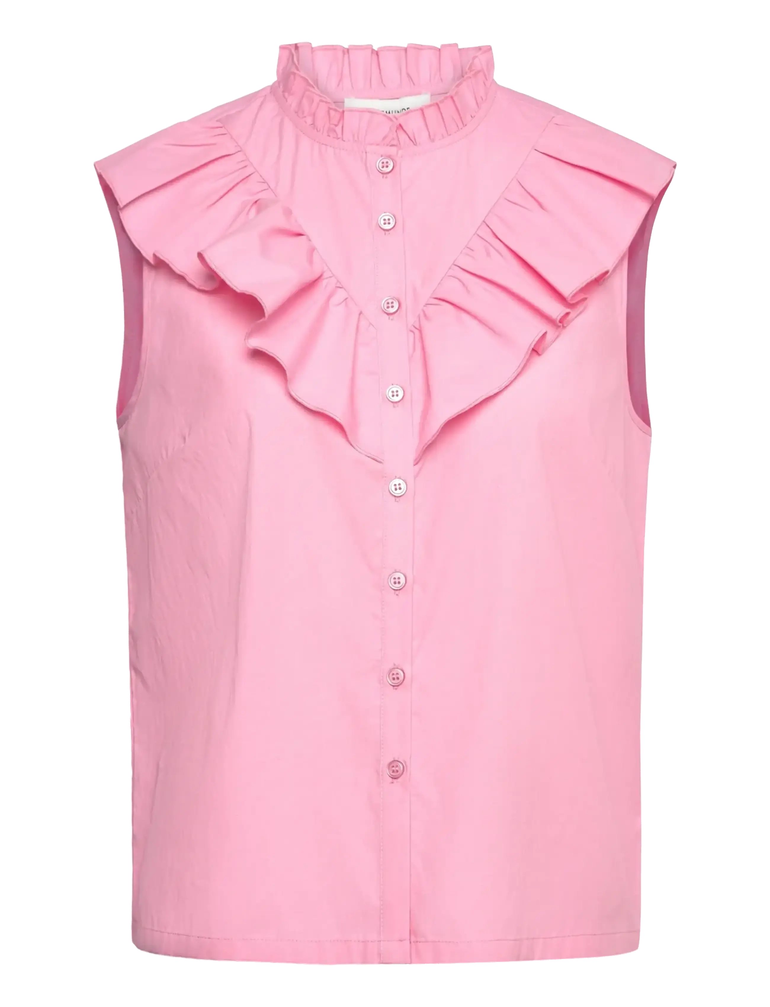 Rosemunde RWMegan SL Frill Top - Bluser - SEA PINK / pink/rose