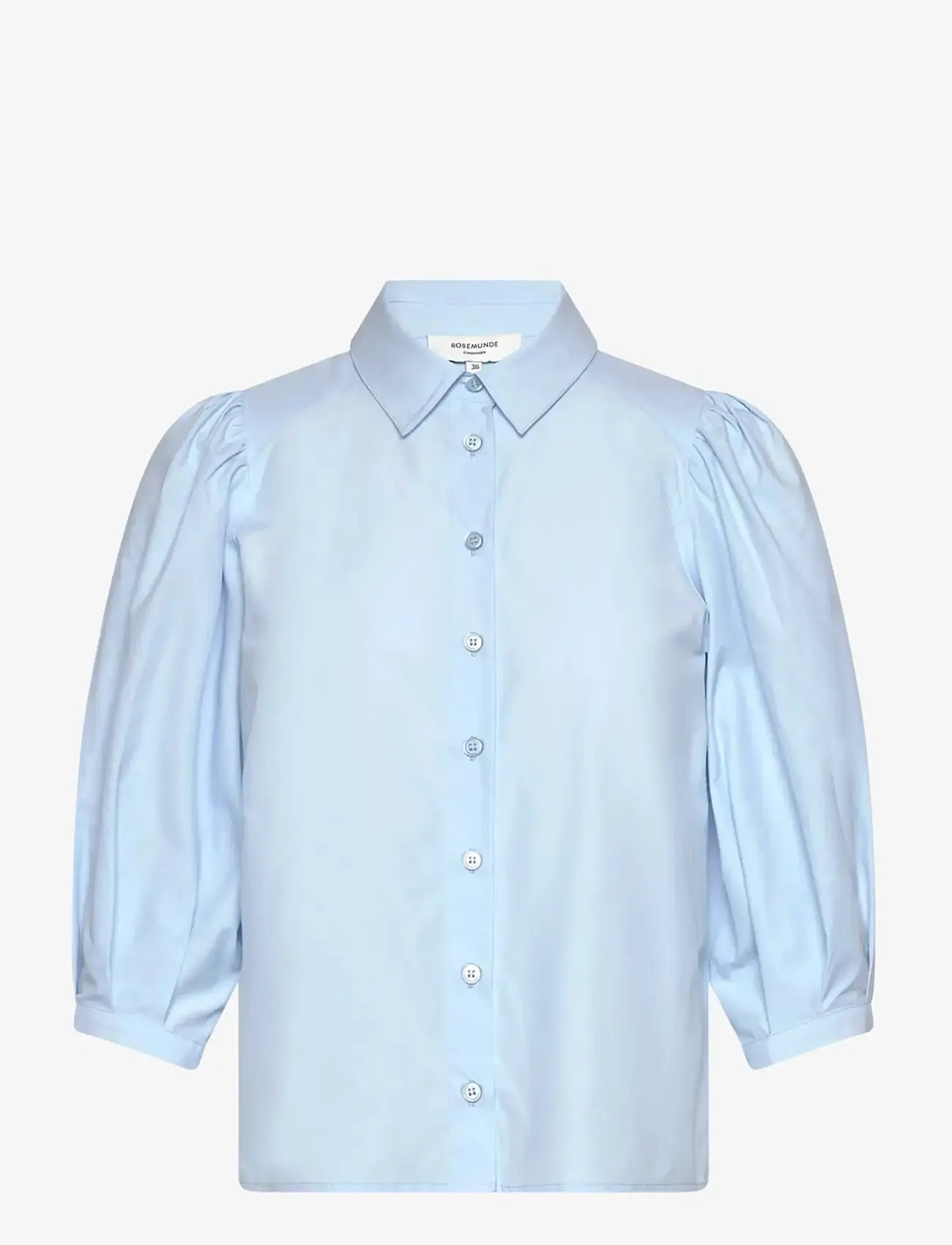Rosemunde - RWMegan 3/4 Shirt - langærmede skjorter - nantucket blue - 1
