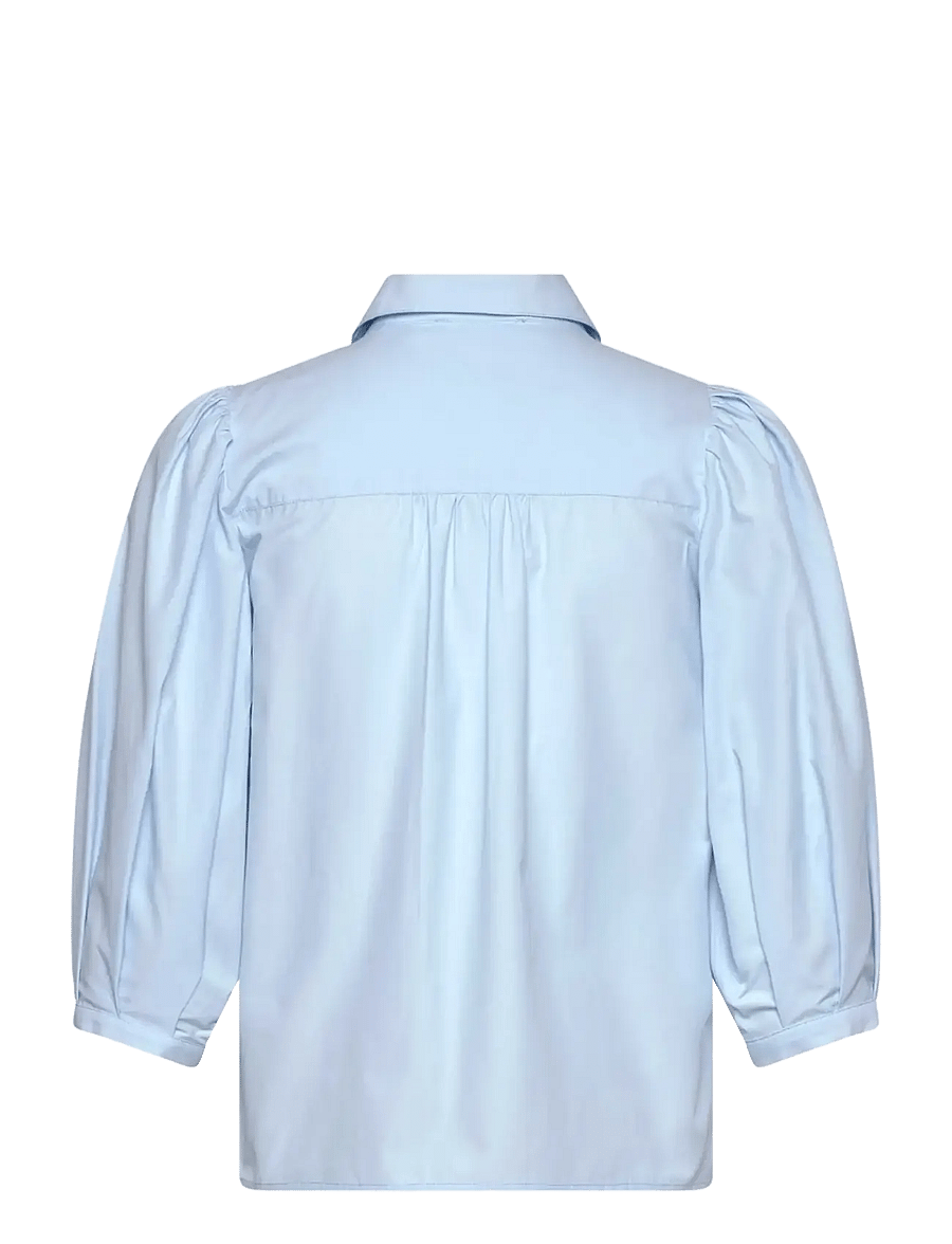 Rosemunde - RWMegan 3/4 Shirt - langärmlige hemden - nantucket blue - 2