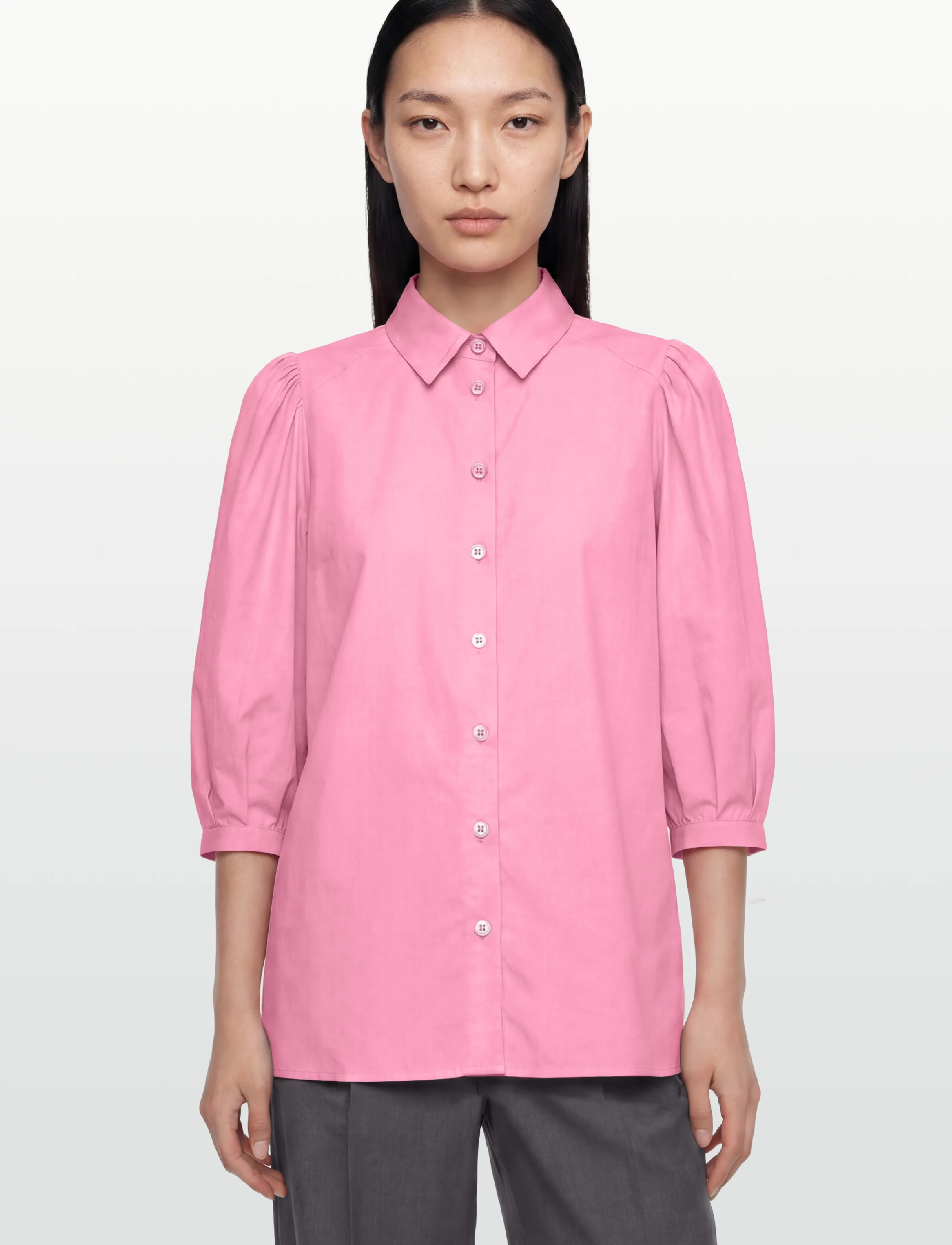 Rosemunde - RWMegan 3/4 Shirt - langærmede skjorter - sea pink - 3