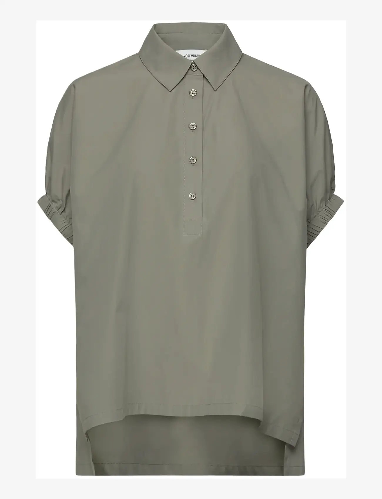 Rosemunde - RWMegan SS Oversize Shirt - kortærmede skjorter - dried sage - 0