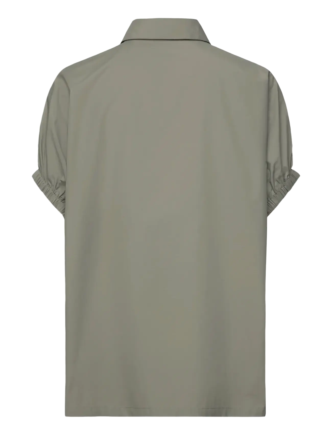 Rosemunde - RWMegan SS Oversize Shirt - kurzärmlige hemden - dried sage - 2