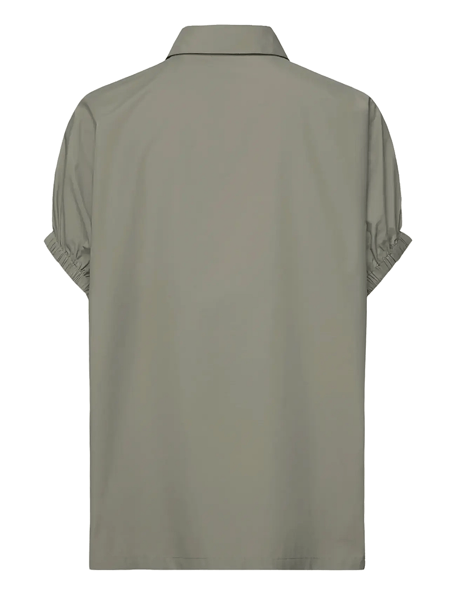Rosemunde - RWMegan SS Oversize Shirt - overhemden met korte mouwen - dried sage - 2