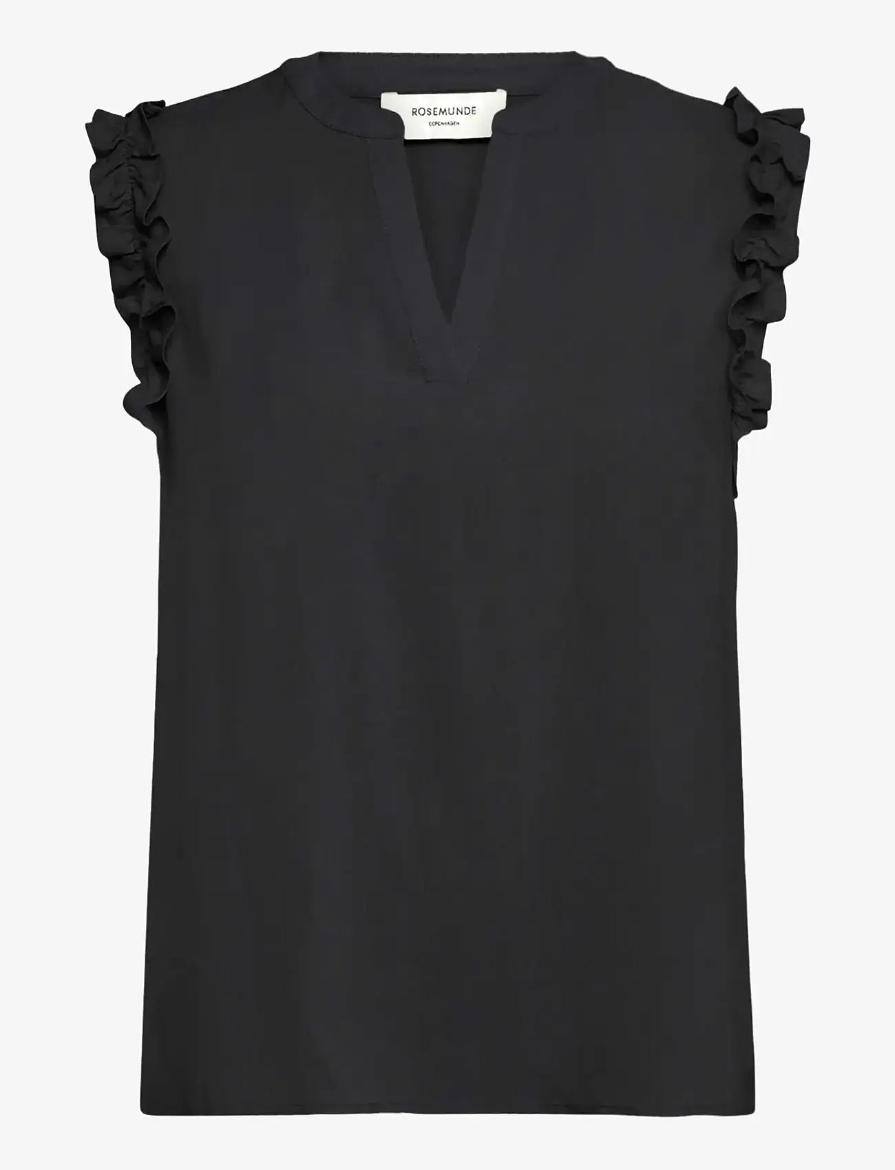 Rosemunde - RWElif SL Top - varrukateta pluusid - black - 0