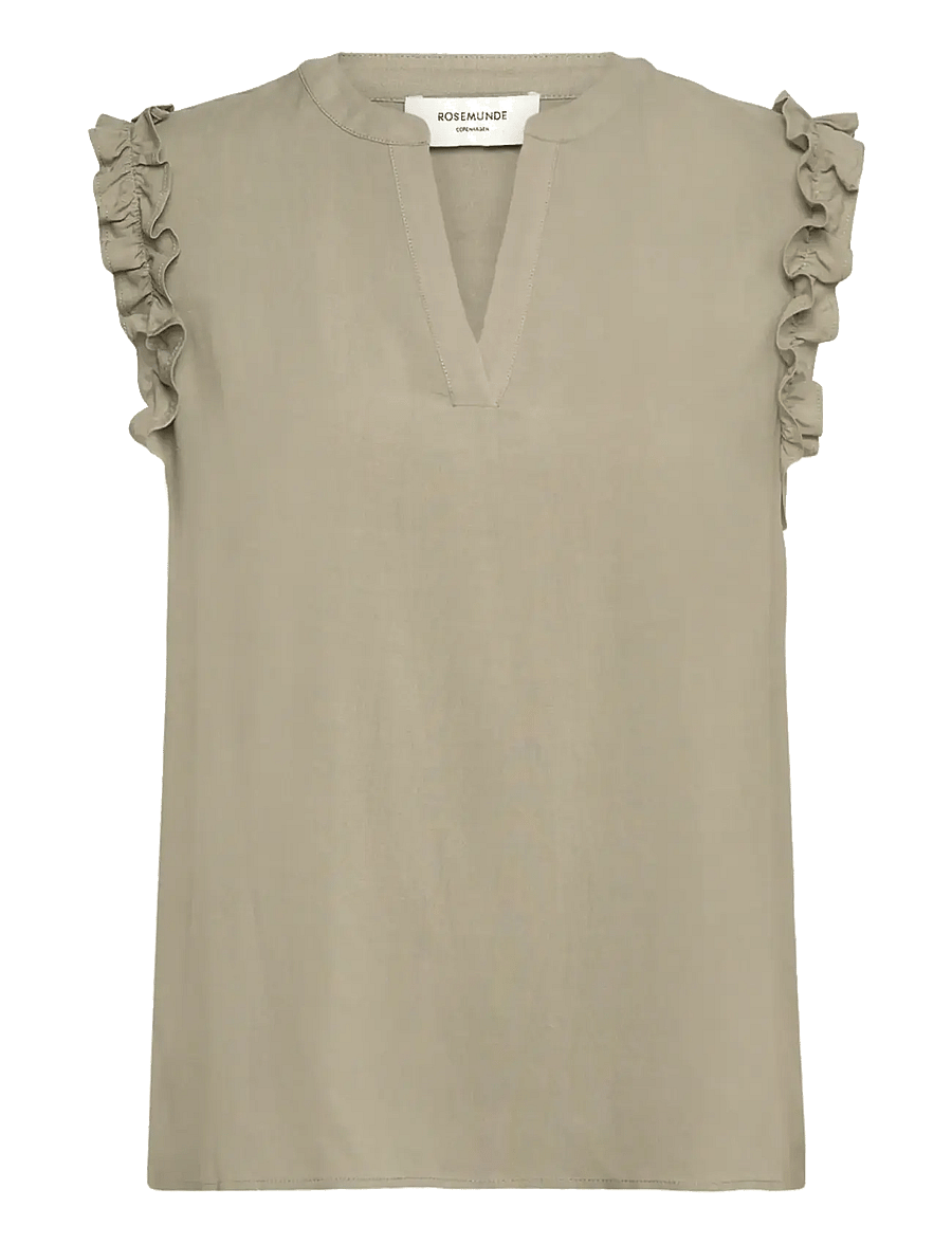 Rosemunde - RWElif SL Top - Ærmeløse bluser - dried sage - 1