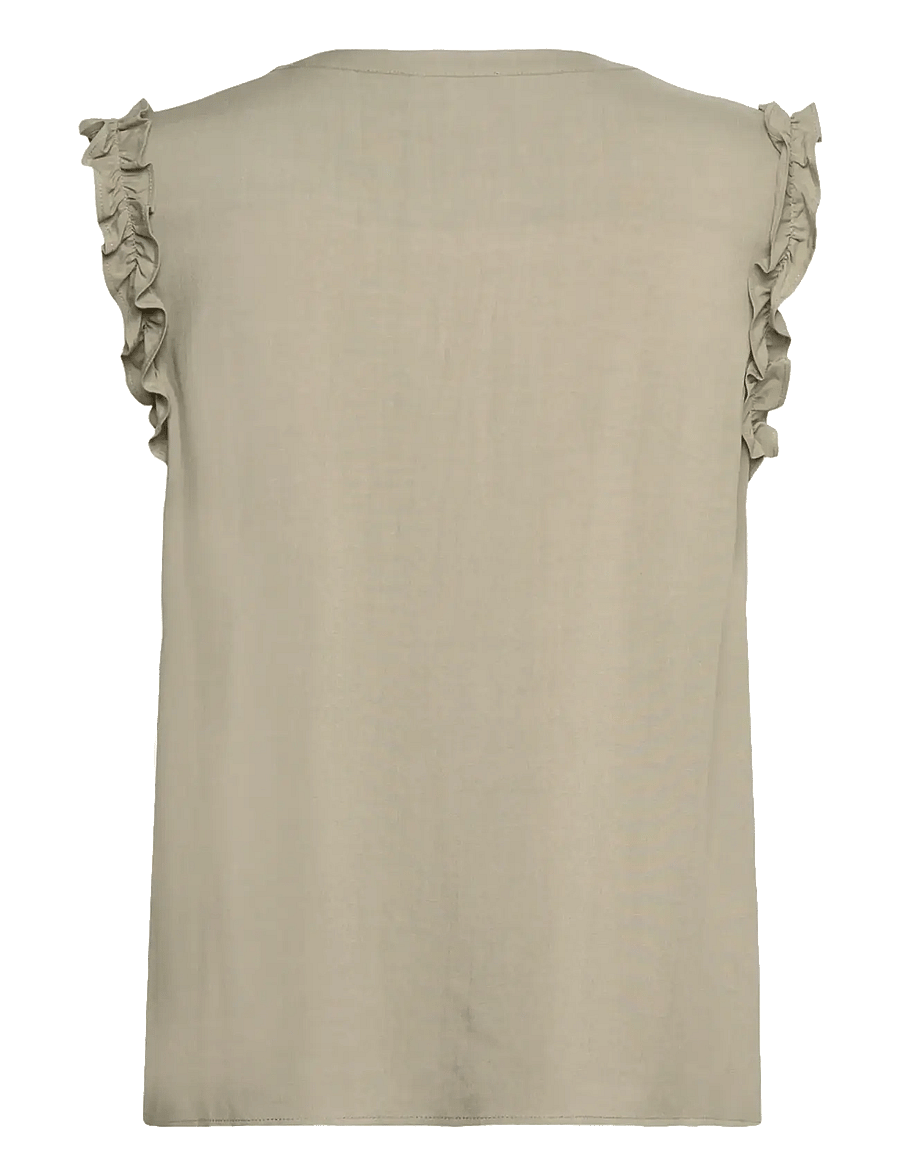 Rosemunde - RWElif SL Top - Ærmeløse bluser - dried sage - 2