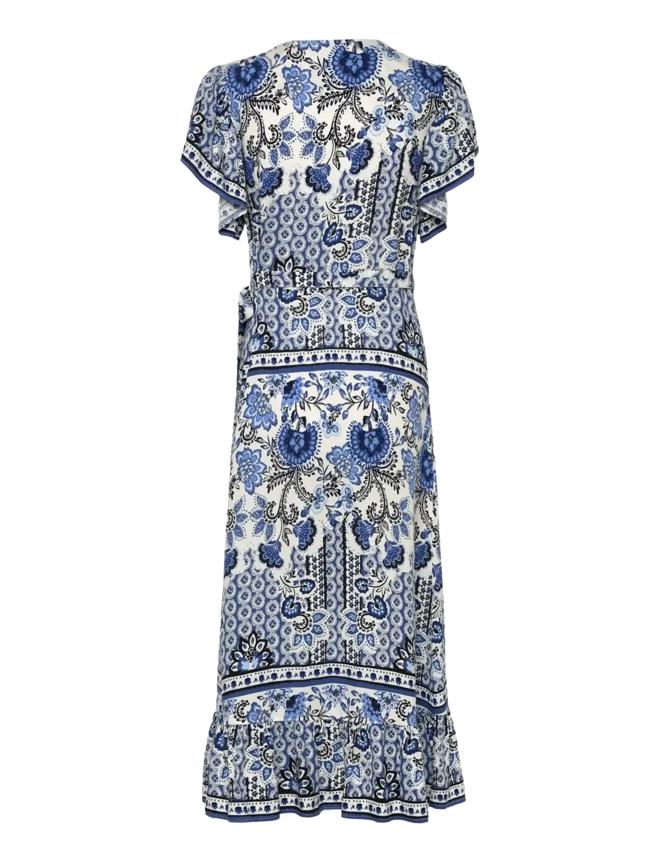 Rosemunde - RWElif SS Midi Wrap Dress - sommerkjoler - blue boho print - 2
