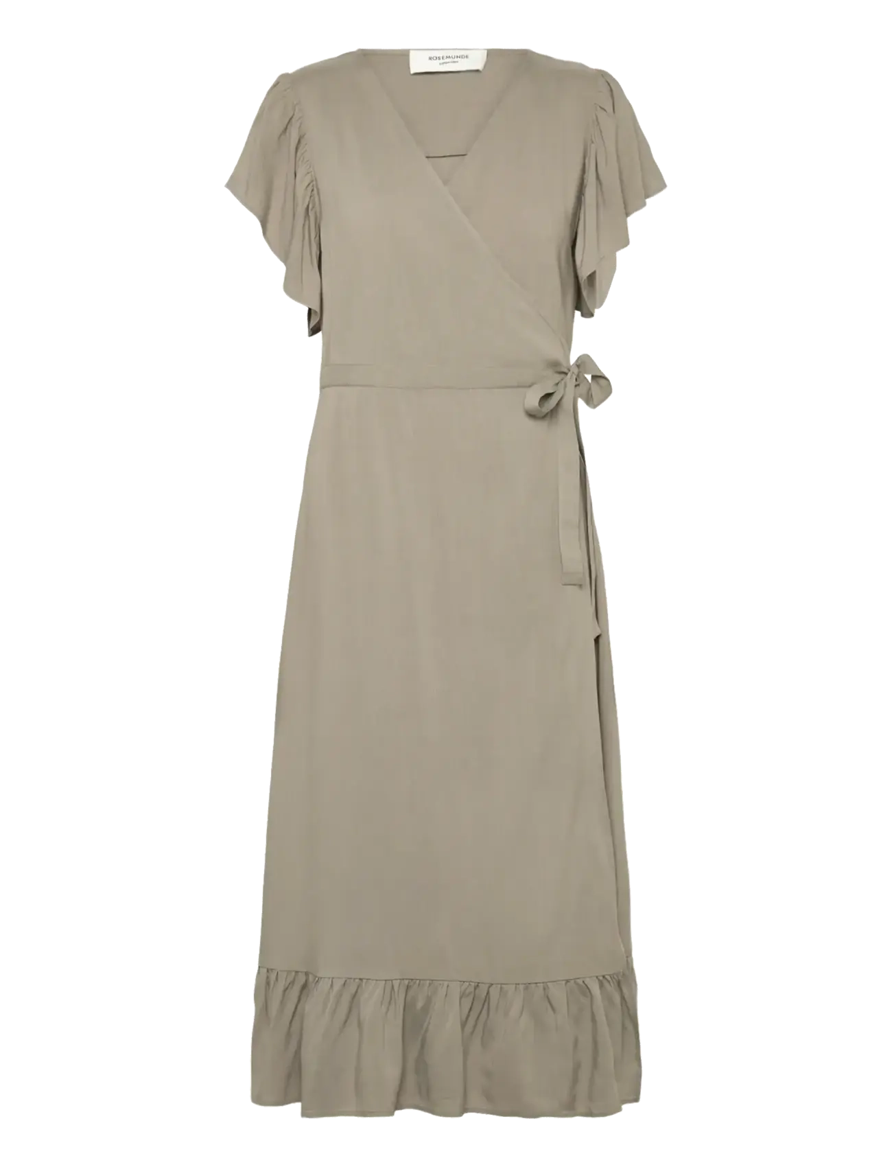 ROSEMUNDE Rwelif Ss Midi Wrap Kleid Khaki - 34 - Damen