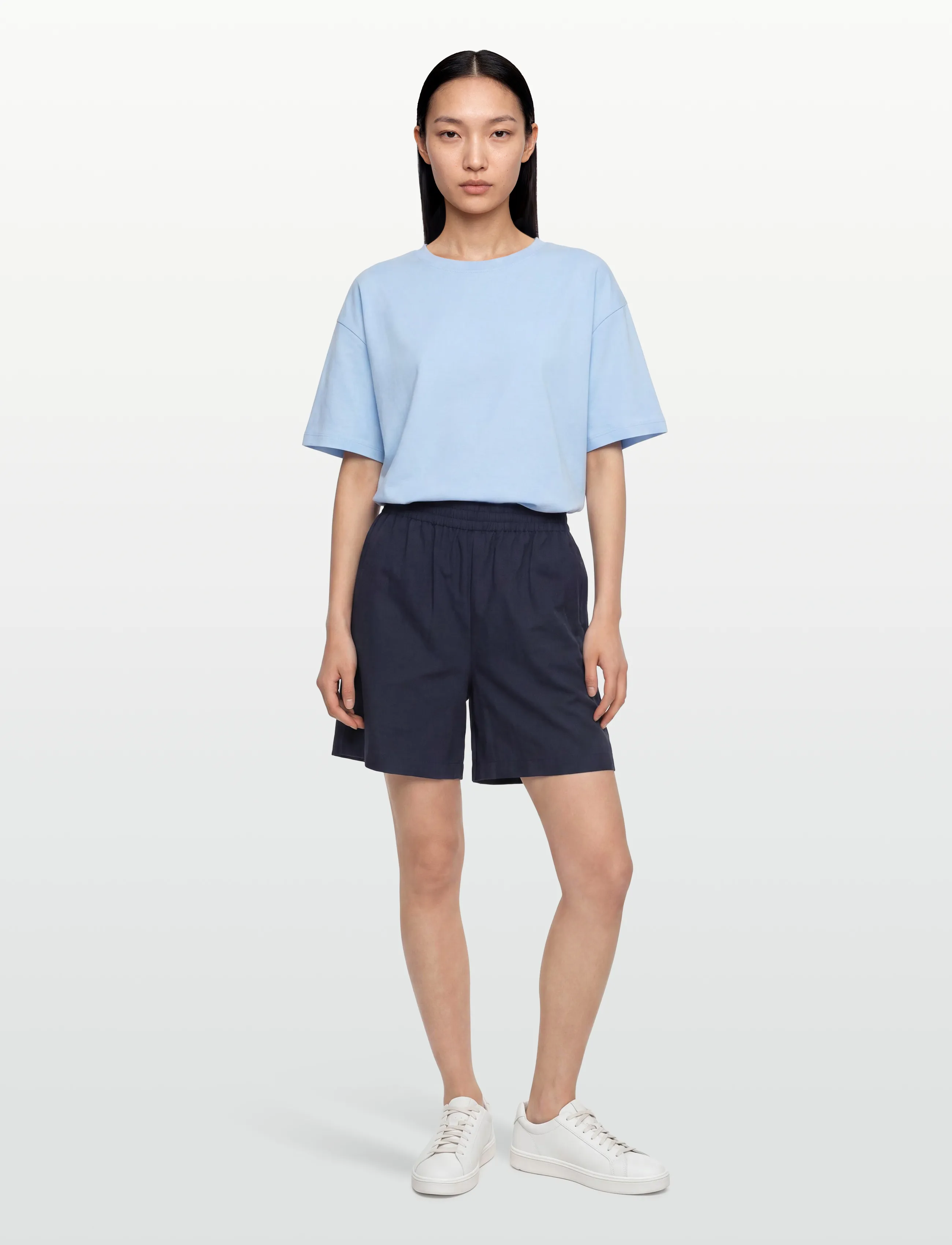 Rosemunde - RMWTalia MW Shorts - casual shorts - navy - 0