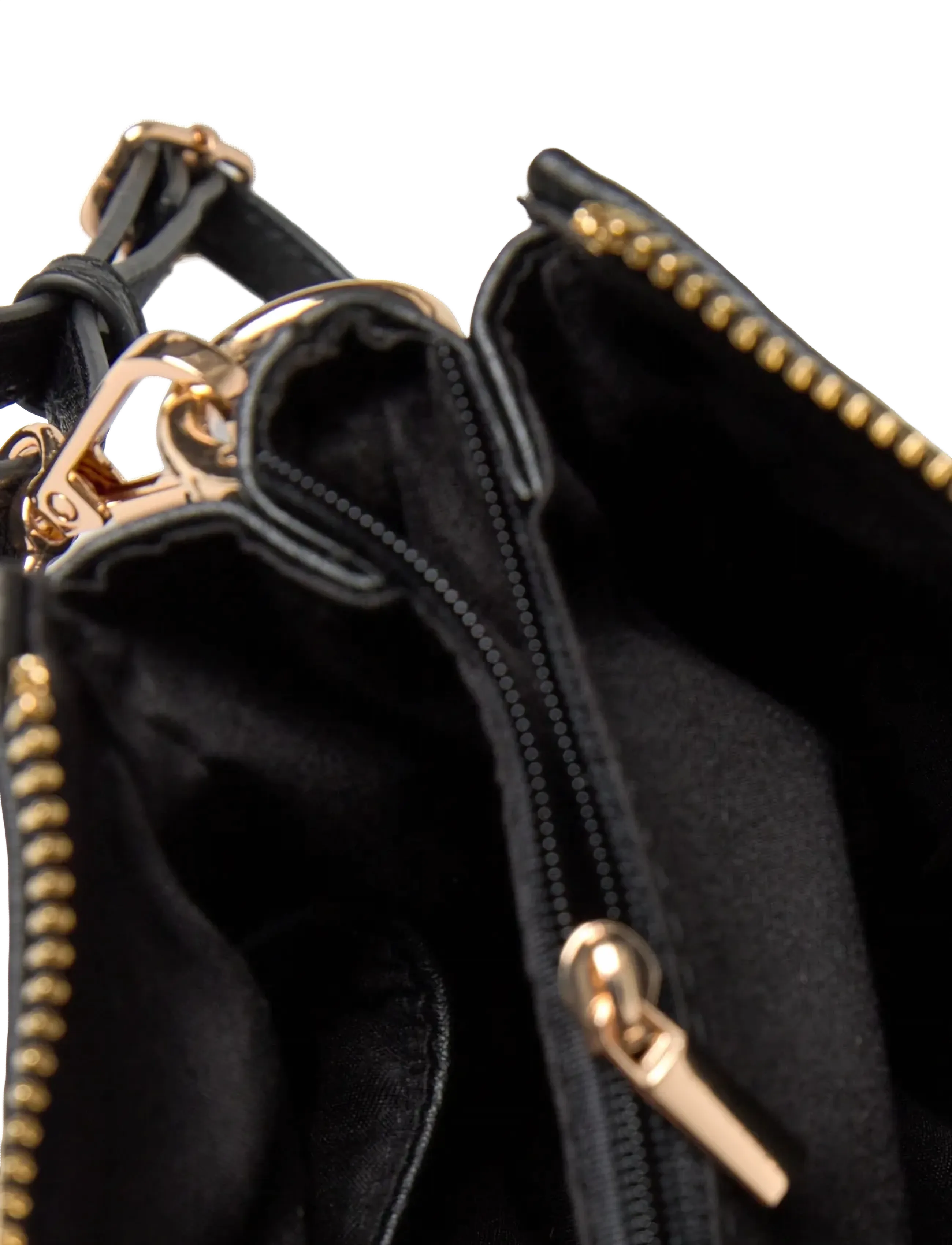 Rosemunde - RBAndora 3 Room Small Shoulder bag - skuldertasker - black gold - 4