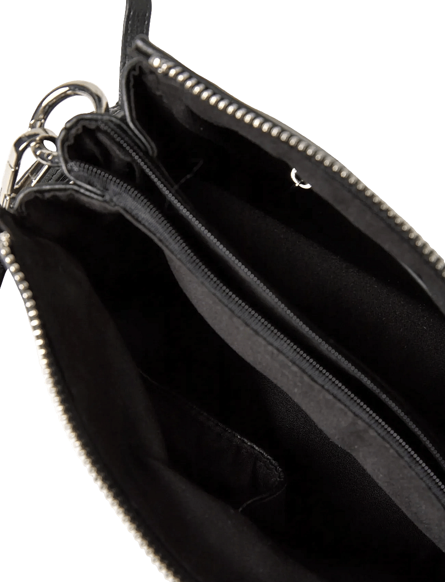 Rosemunde - RBAndora 3 Room Small Shoulder bag - alltags-style - black silver - 3