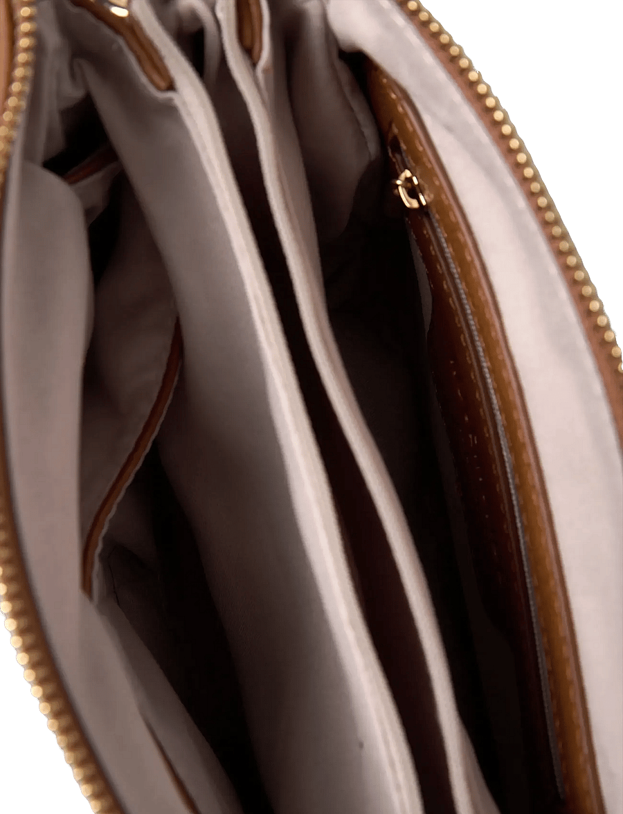 Rosemunde - RBAndora 3 Room Small Shoulder bag - everyday style - perfect brown gold - 4