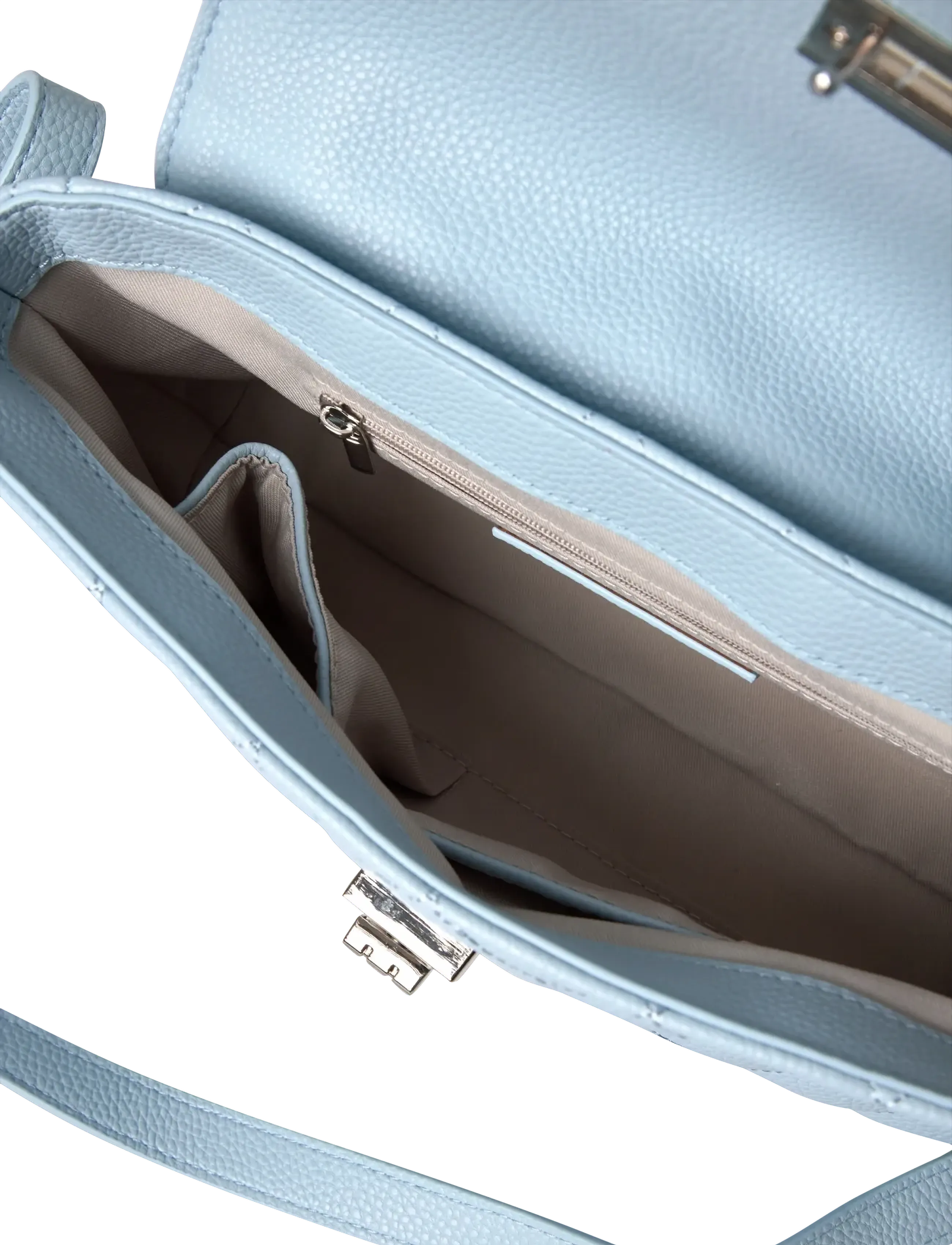 Rosemunde - RBSanya Small Quilted Shoulder Bag - crossbody bags - pastel blue silver - 4