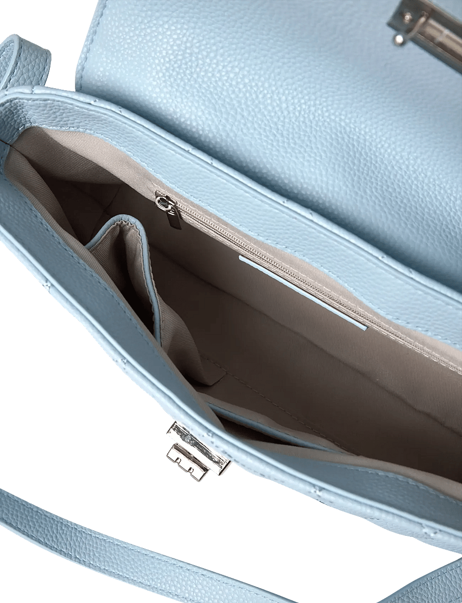 Rosemunde - RBSanya Small Quilted Shoulder Bag - umhängetaschen - pastel blue silver - 4