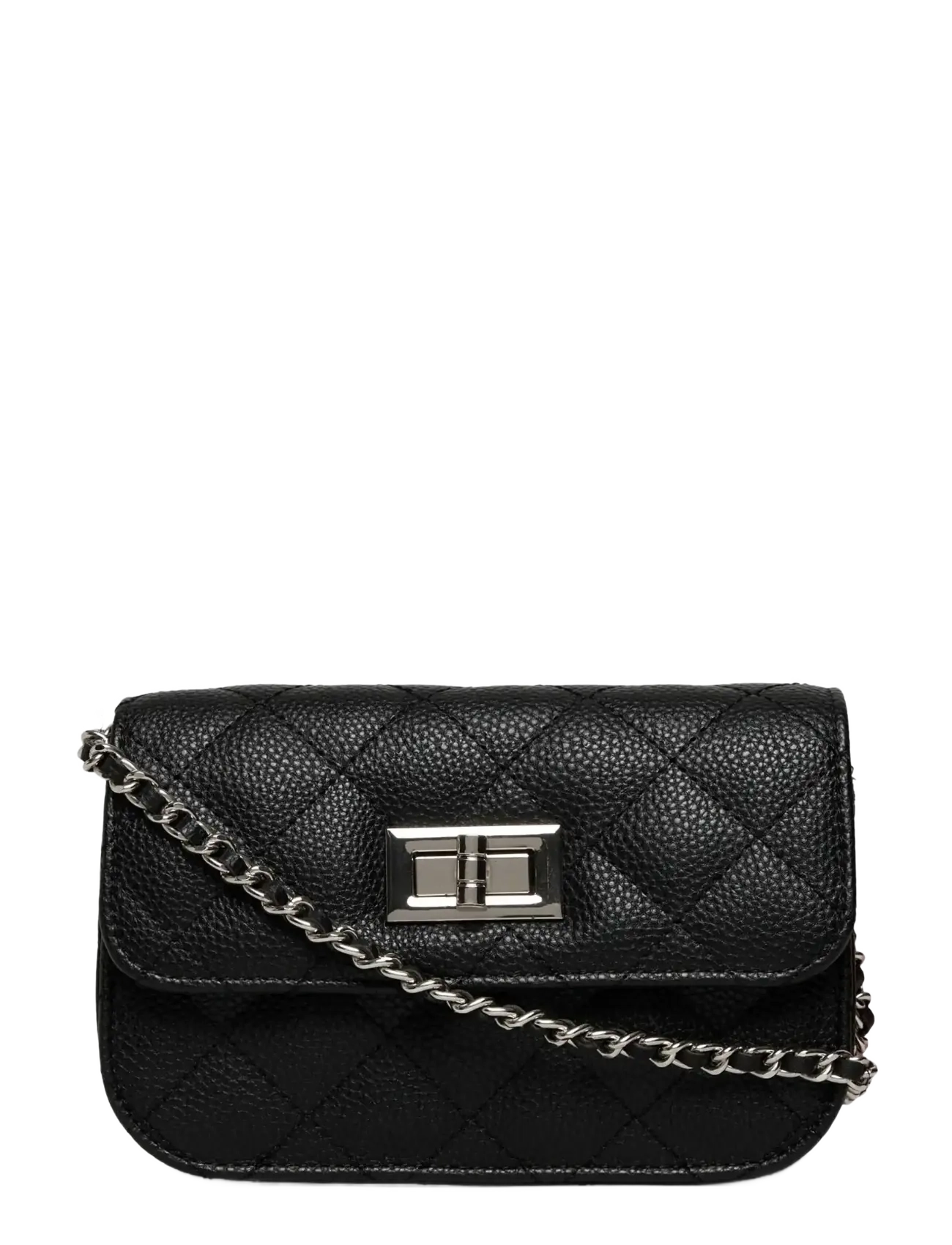 Rosemunde RBSanya Small Quilted Belt Bag - Axelremsväskor - BLACK SILVER / black