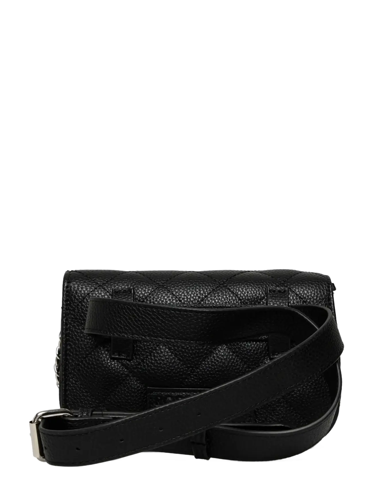 Rosemunde - RBSanya Small Quilted Belt Bag - hverdags stil - black silver - 2
