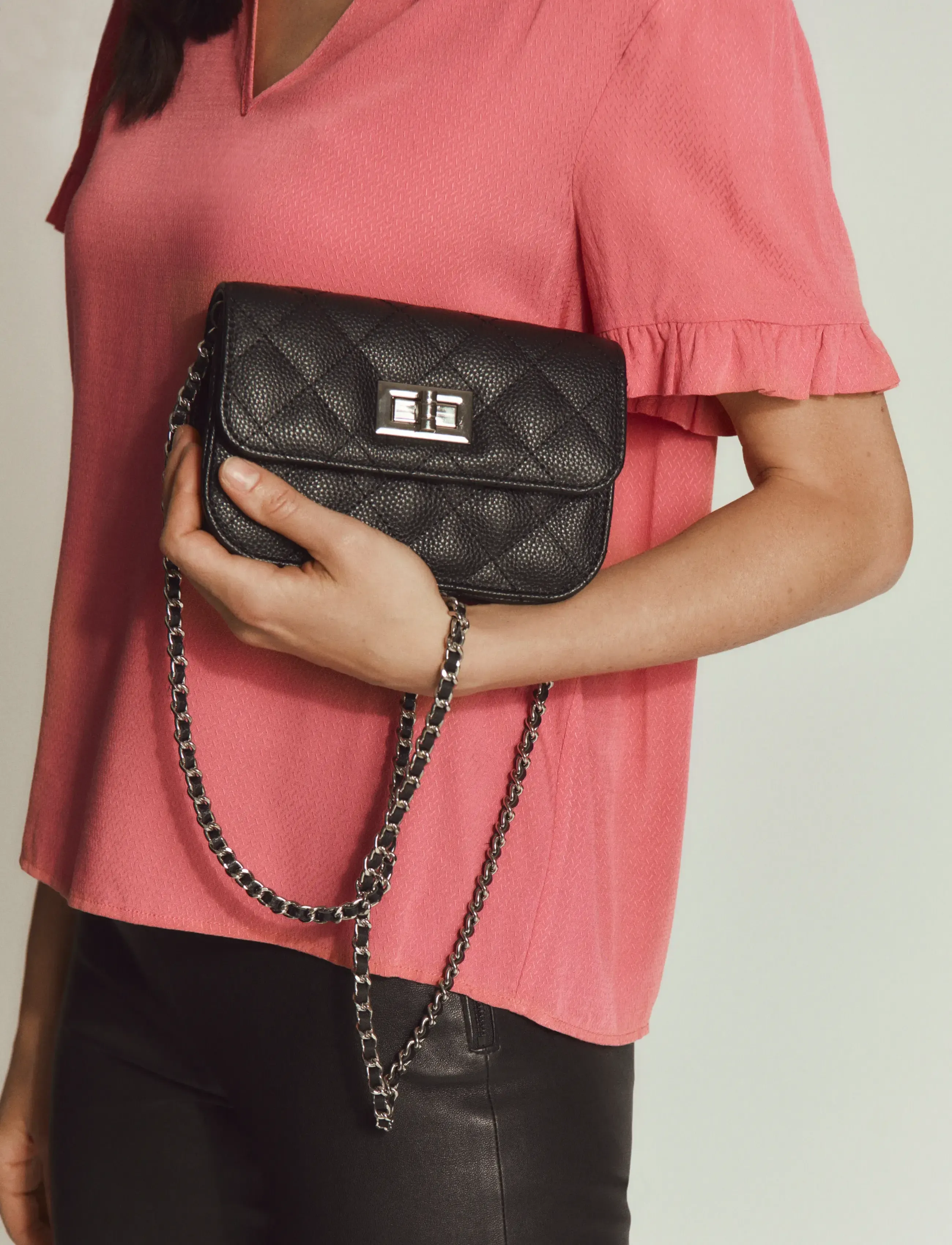 Rosemunde Rbsanya Small Quilted Belt Bag, One Size, Bags, Schwarz - Shoulder Bags-crossbody Frauen