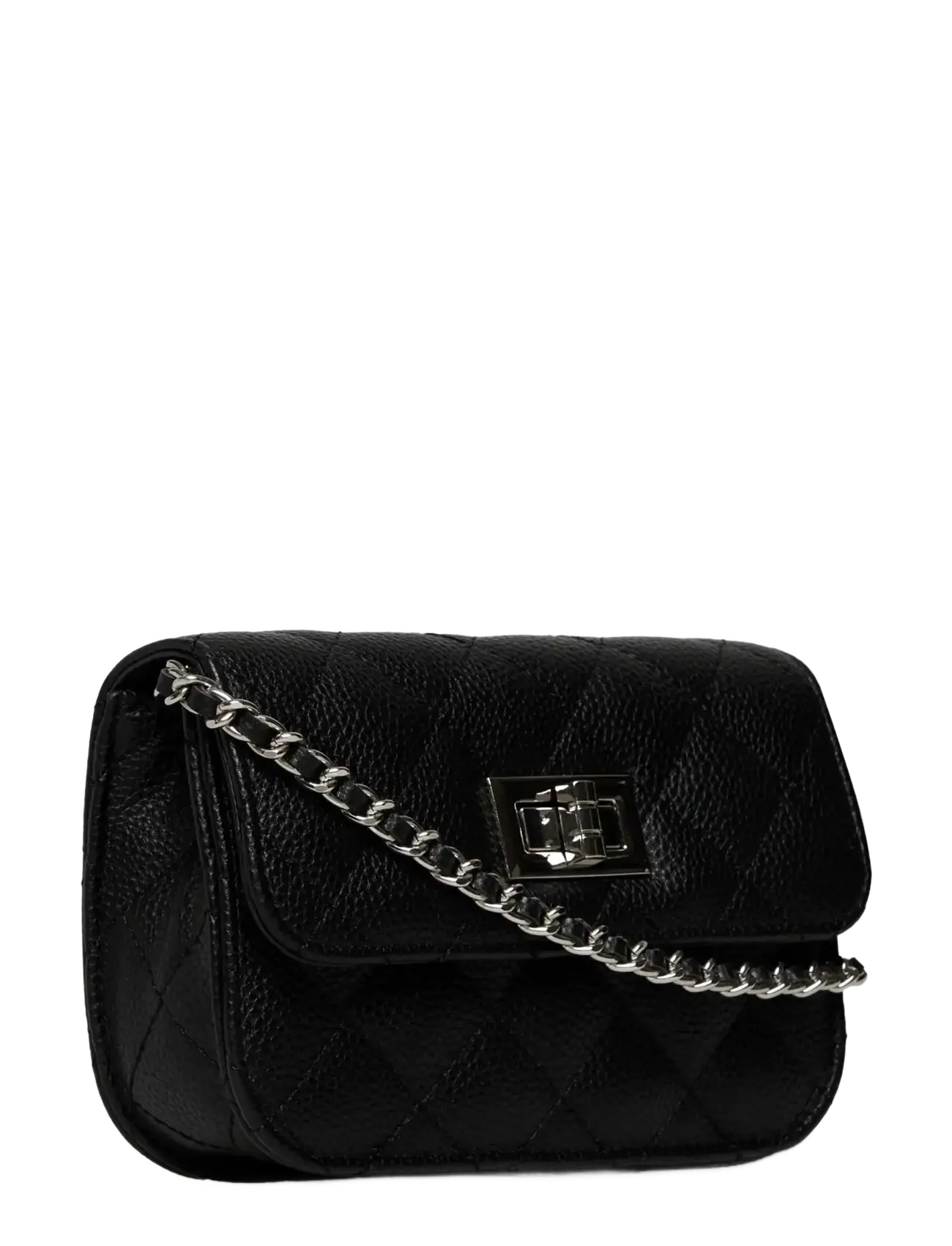 Rosemunde - RBSanya Small Quilted Belt Bag - hverdags stil - black silver - 3