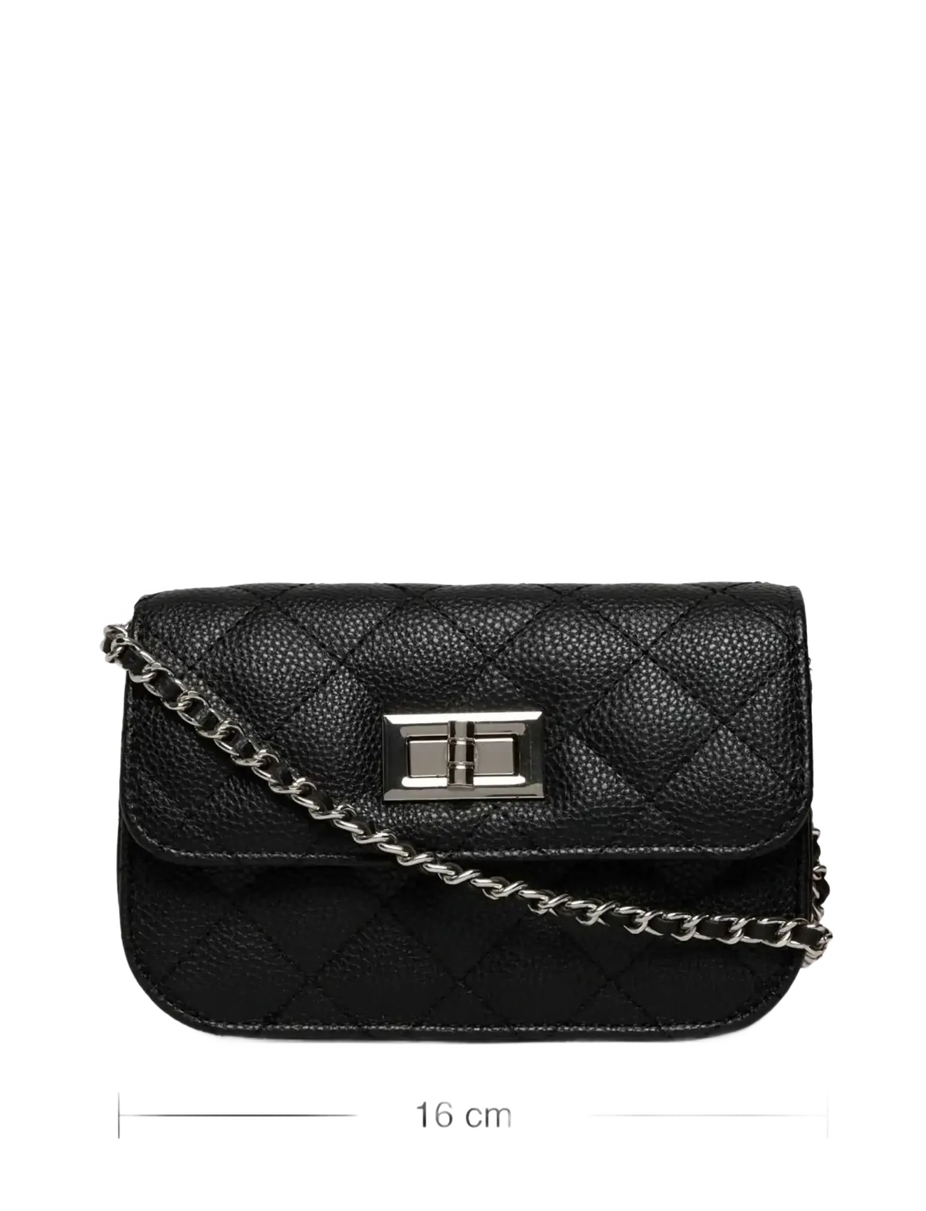 Rosemunde - RBSanya Small Quilted Belt Bag - hverdags stil - black silver - 4