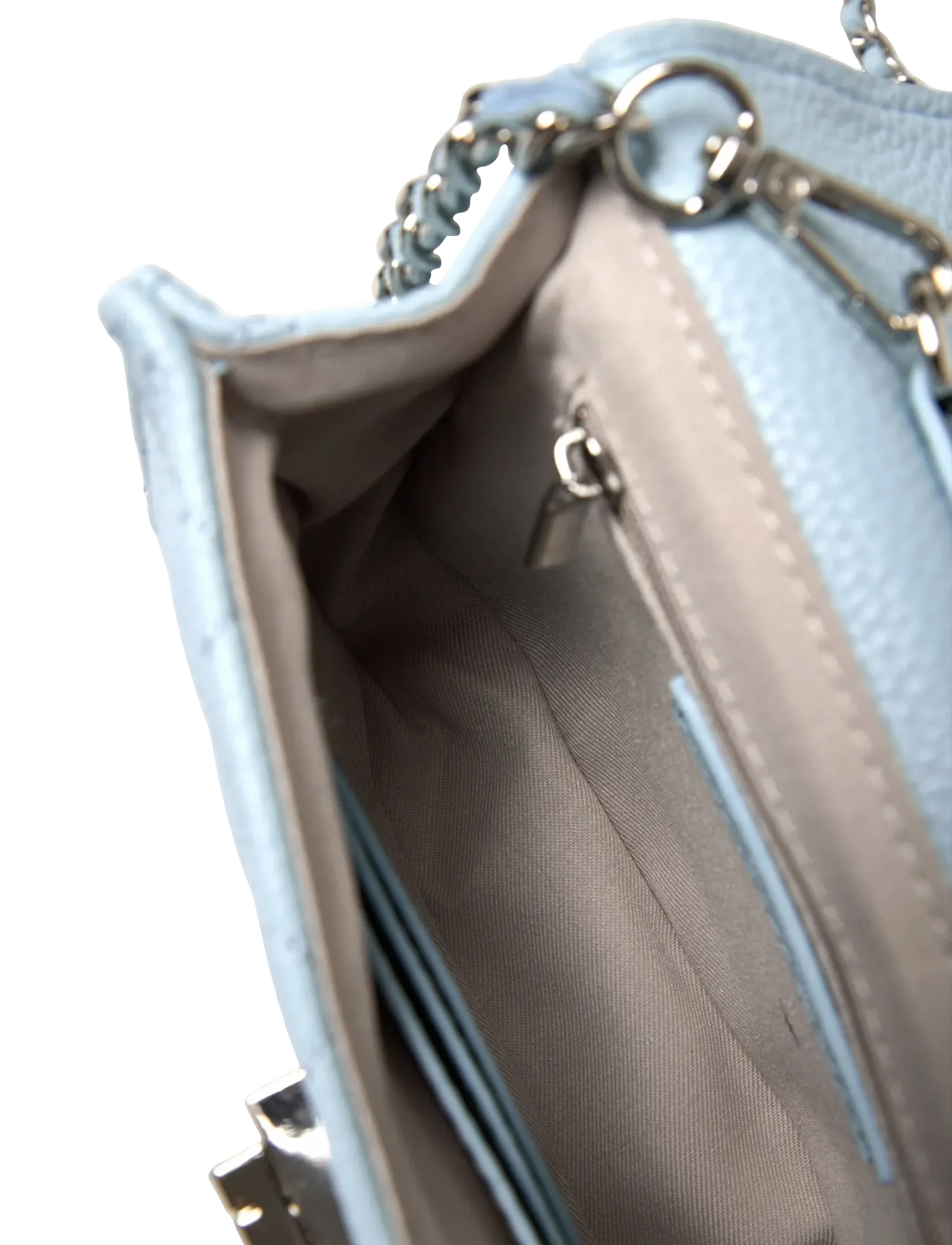 Rosemunde - RBSanya Small Quilted Belt Bag - hverdags stil - pastel blue silver - 4