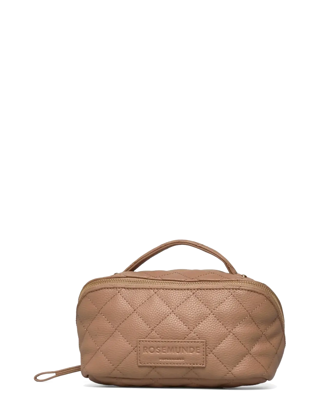 Rosemunde - RBSanya Quilted Small Cosmetics Case - toilettasker - delicate camel gold - 3