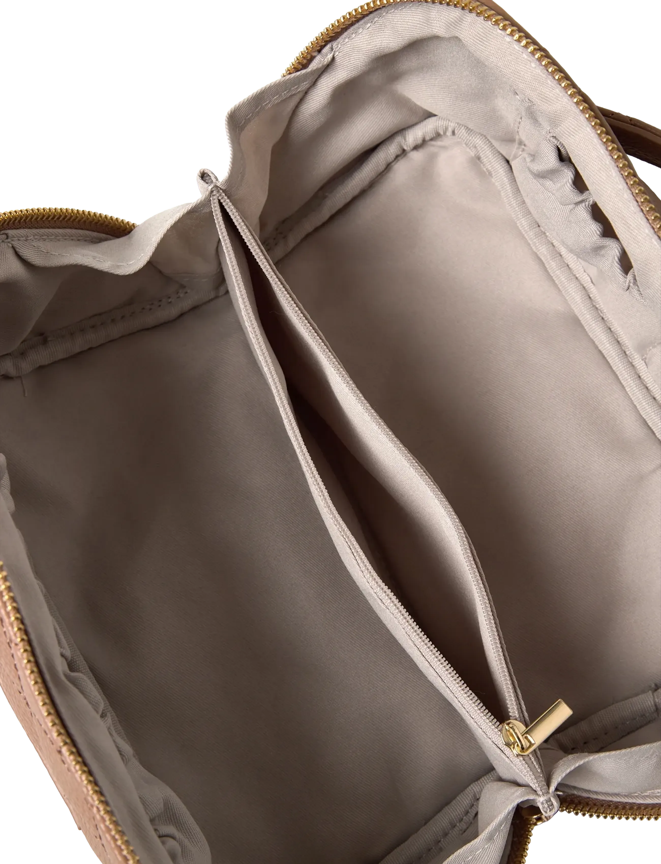 Rosemunde - RBSanya Quilted Small Cosmetics Case - toilettasker - delicate camel gold - 4