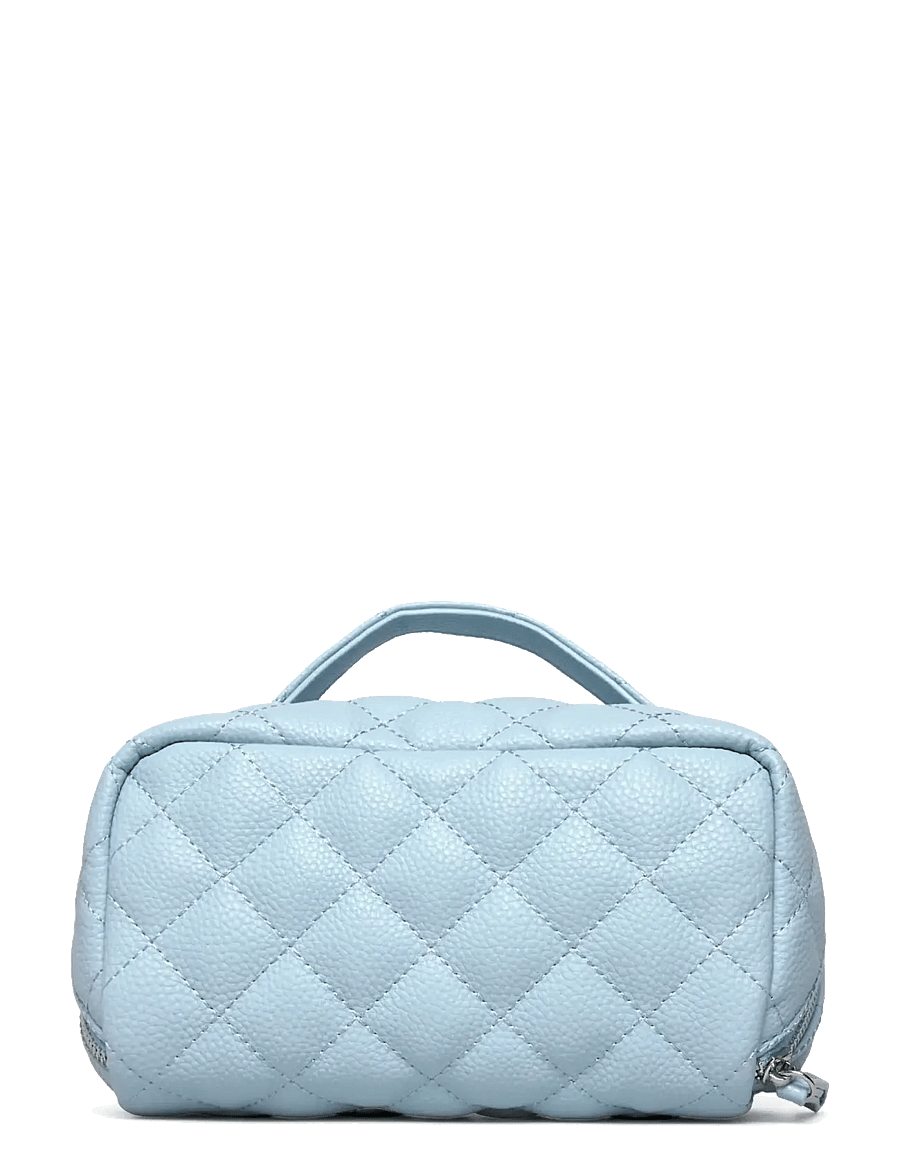Rosemunde - RBSanya Quilted Small Cosmetics Case - makeup bags - pastel blue silver - 1