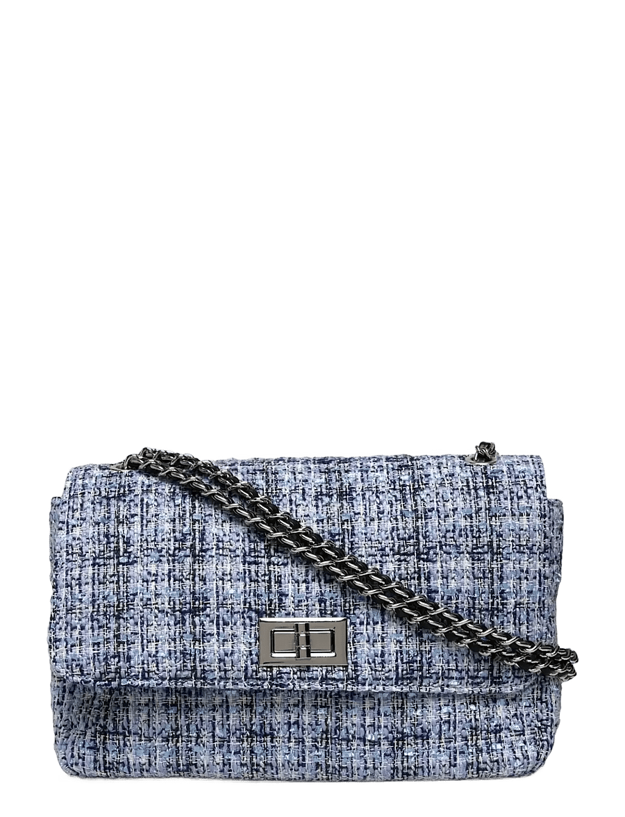 Rosemunde - RBAmy Boucle Small Chain Shoulder Bag - alltags-style - blue mix silver - 1