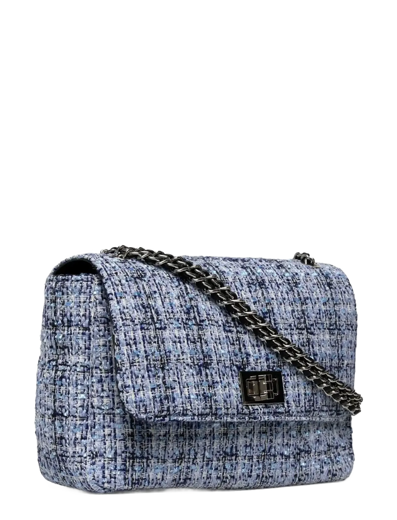 Rosemunde - RBAmy Boucle Small Chain Shoulder Bag - everyday style - blue mix silver - 3