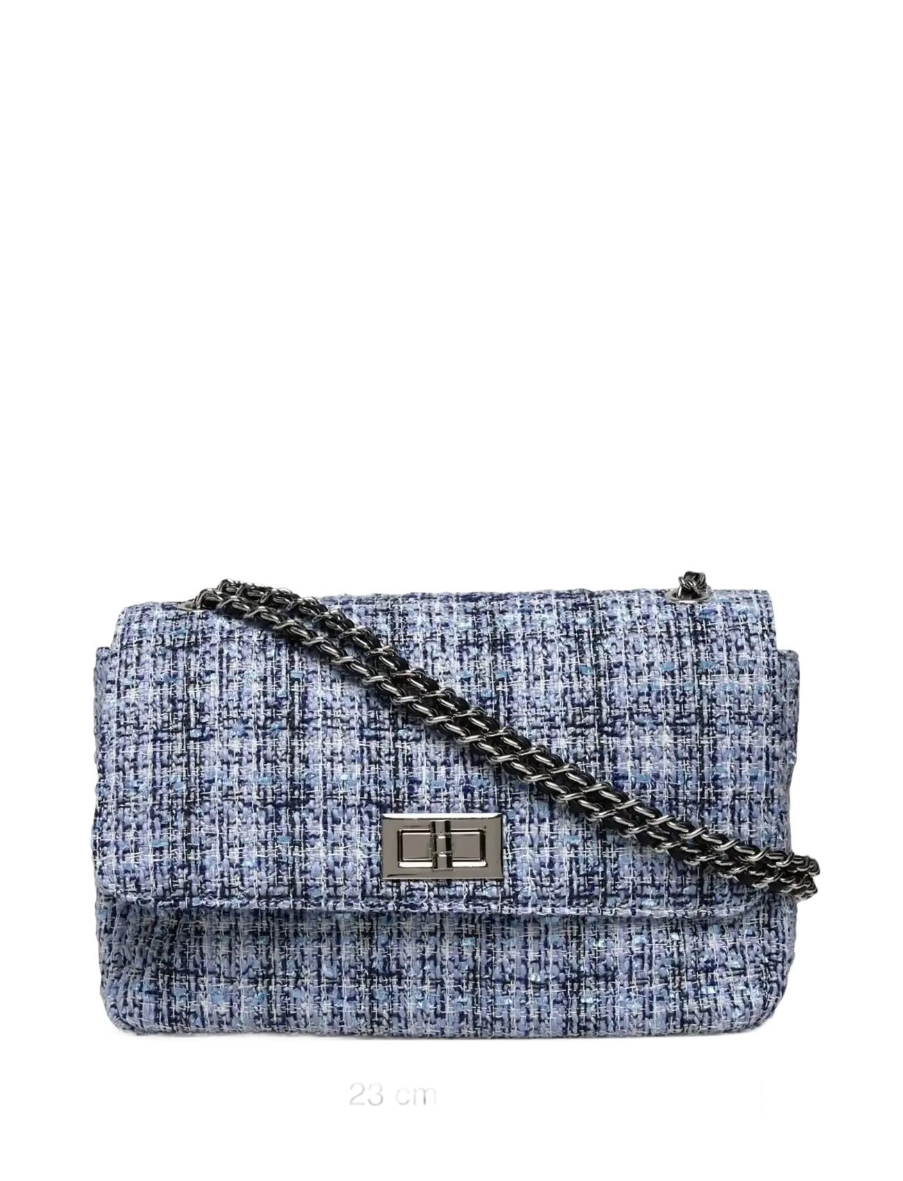 Rosemunde - RBAmy Boucle Small Chain Shoulder Bag - everyday style - blue mix silver - 4