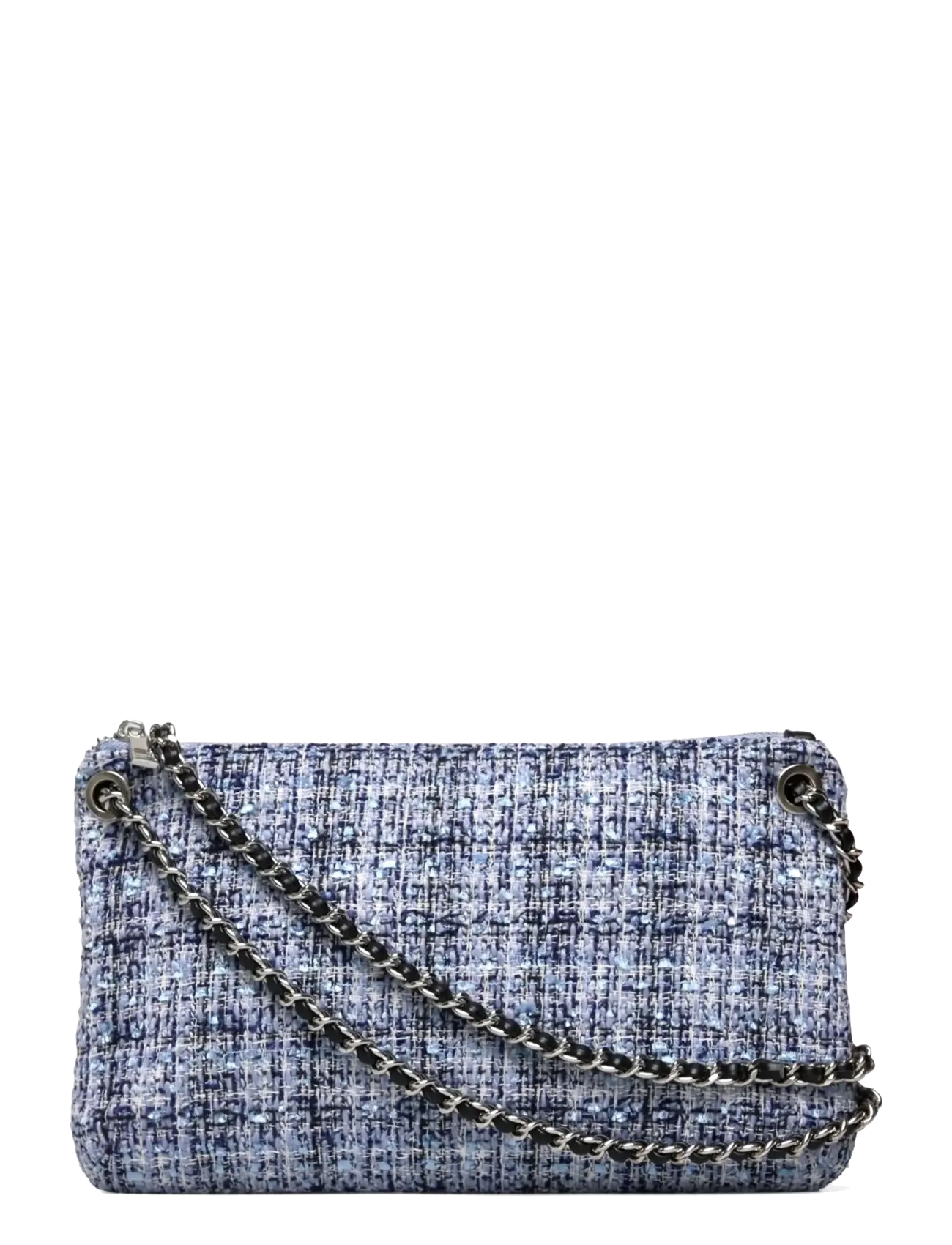 Rosemunde RBAmy Boucle Medium Chain Clutch - Hverdags stil - BLUE MIX SILVER / blue