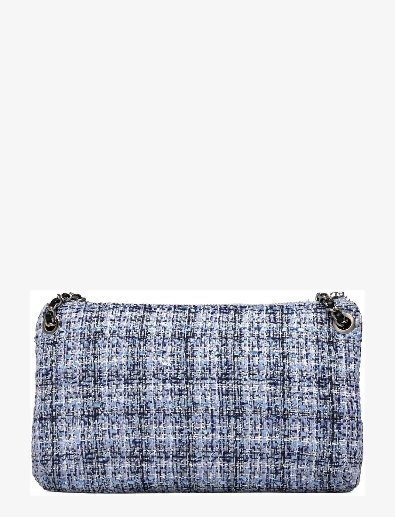 Rosemunde - RBAmy Boucle Medium Chain Clutch - hverdags stil - blue mix silver - 1