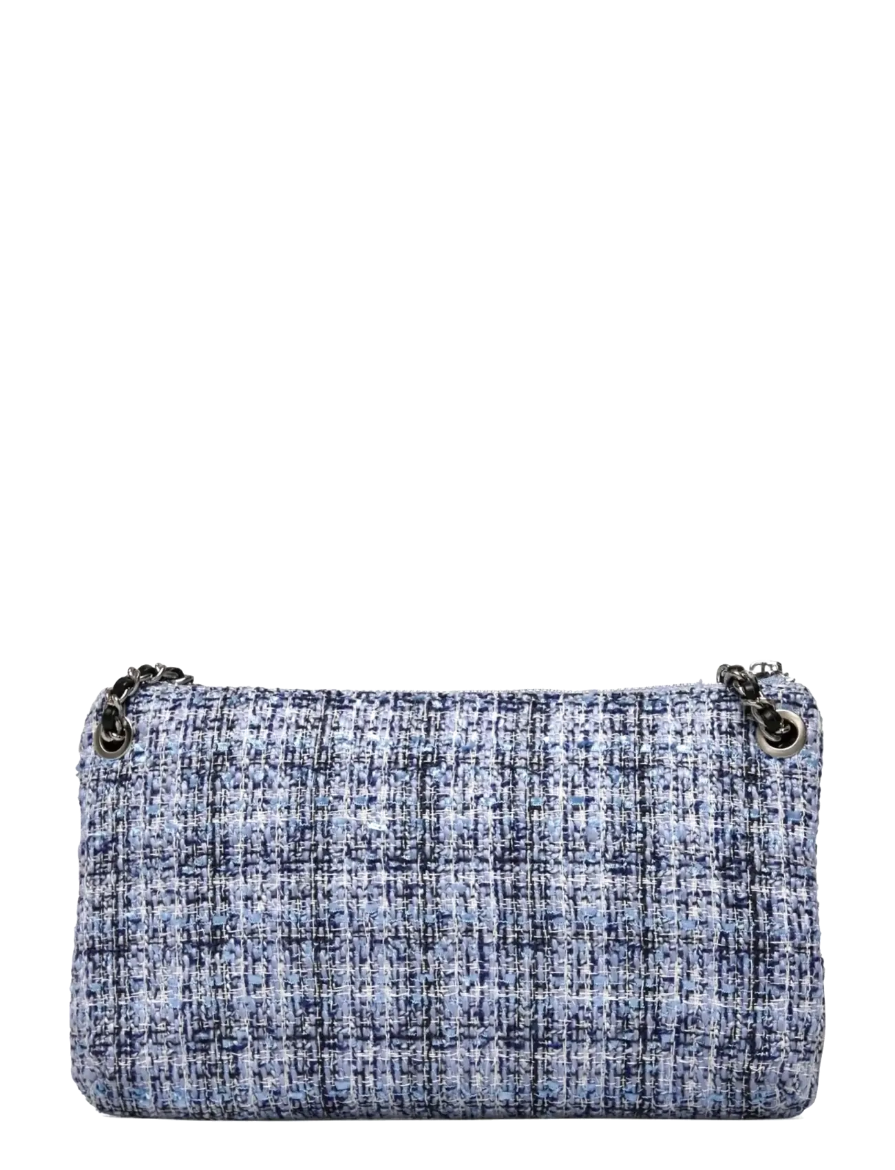 Rosemunde - RBAmy Boucle Medium Chain Clutch - everyday style - blue mix silver - 1