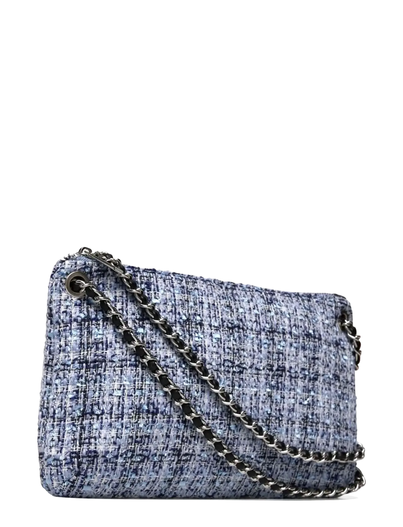 Rosemunde - RBAmy Boucle Medium Chain Clutch - everyday style - blue mix silver - 2