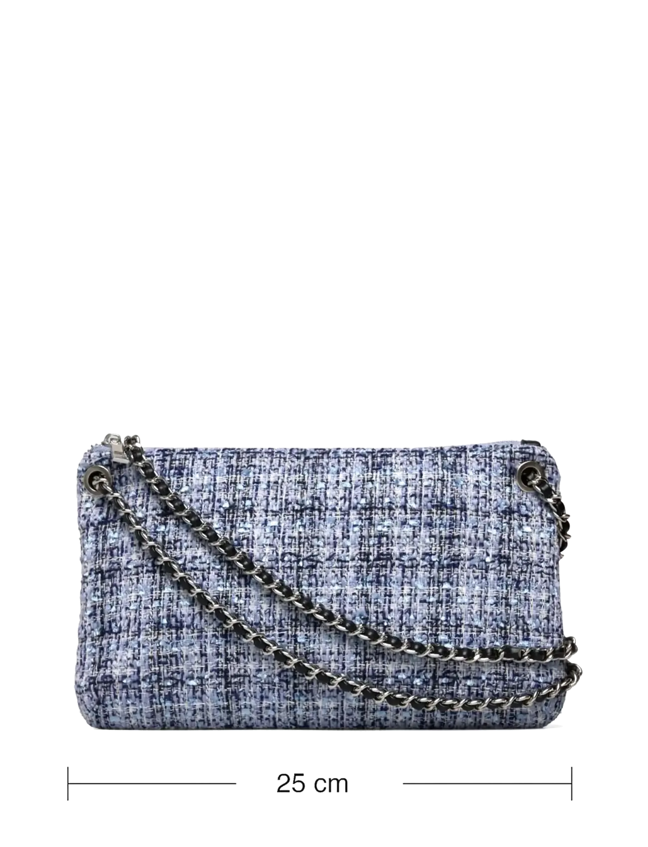Rosemunde - RBAmy Boucle Medium Chain Clutch - everyday style - blue mix silver - 3
