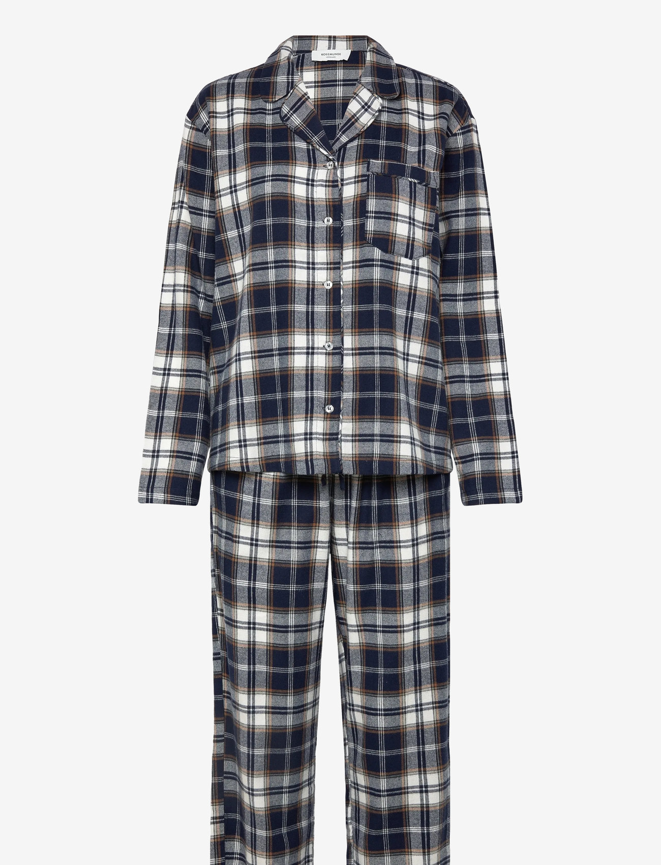 Rosemunde - RHIben LS Pyjamas Set - weihnachts-pyjamas - dark blue check - 0